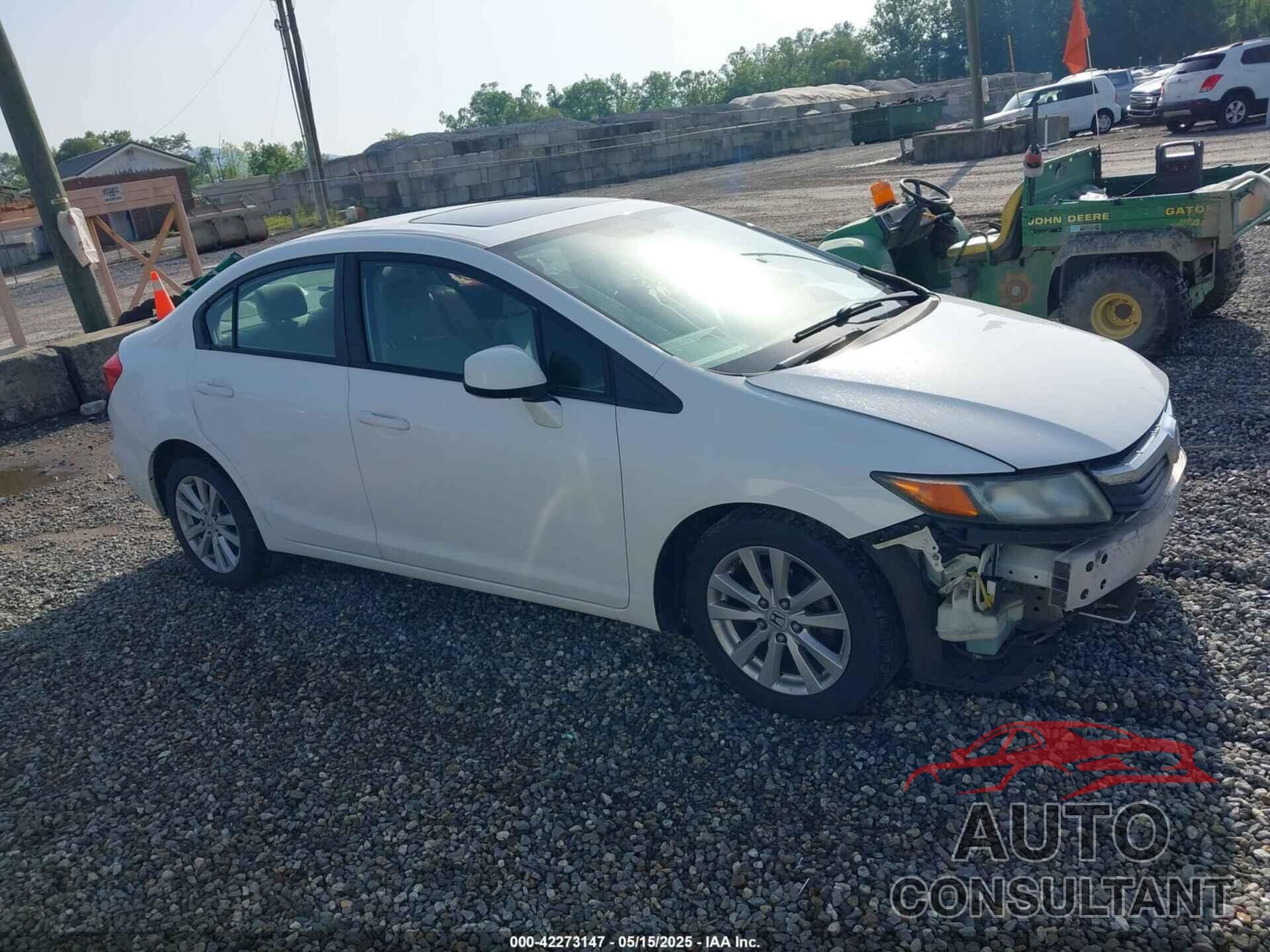 HONDA CIVIC 2012 - 19XFB2F86CE109040