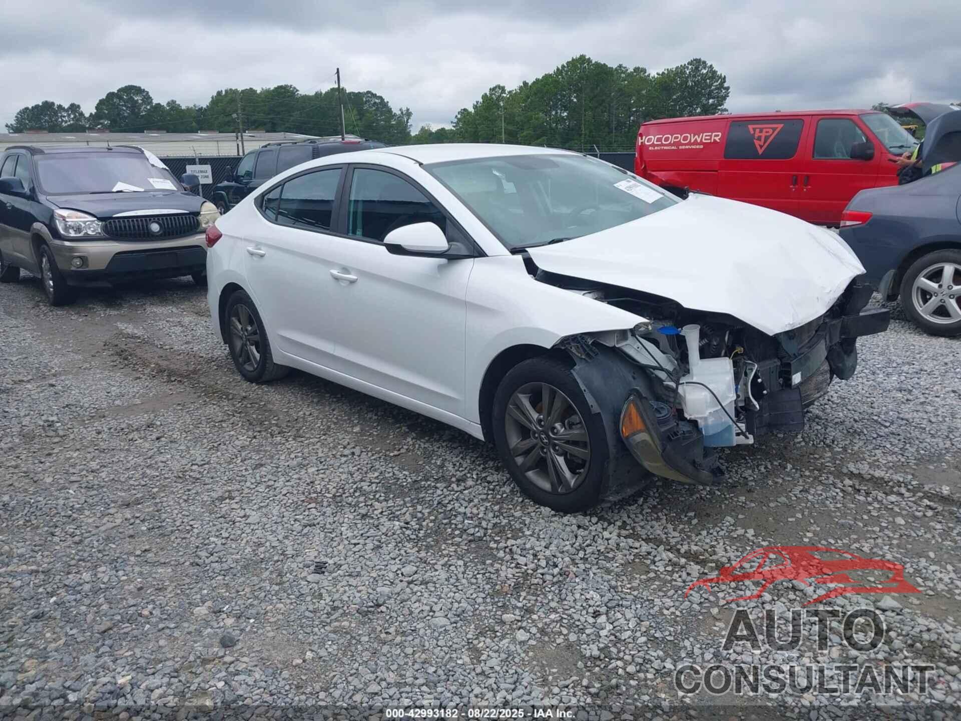 HYUNDAI ELANTRA 2018 - 5NPD84LFXJH215472