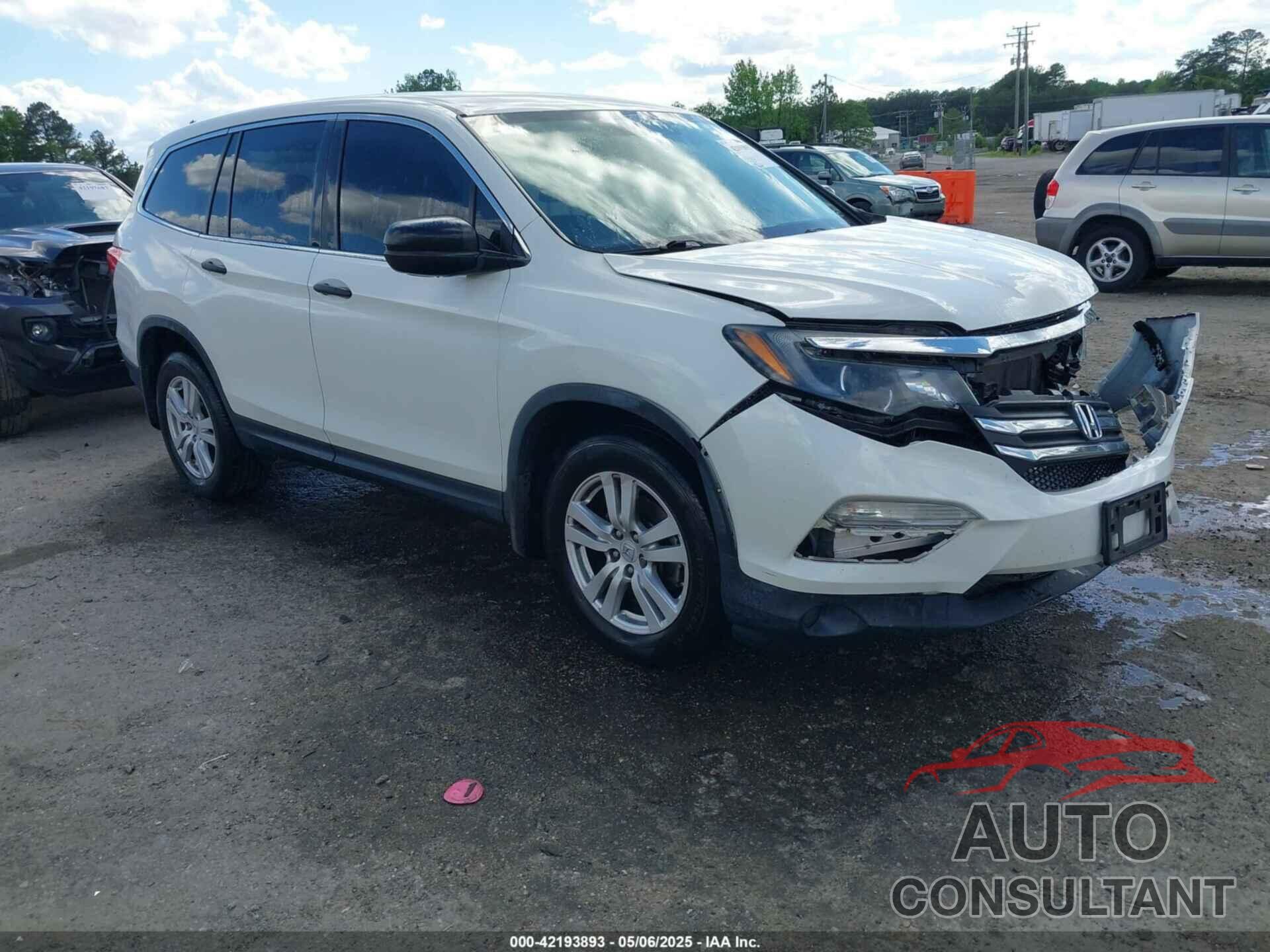 HONDA PILOT 2018 - 5FNYF6H12JB012543
