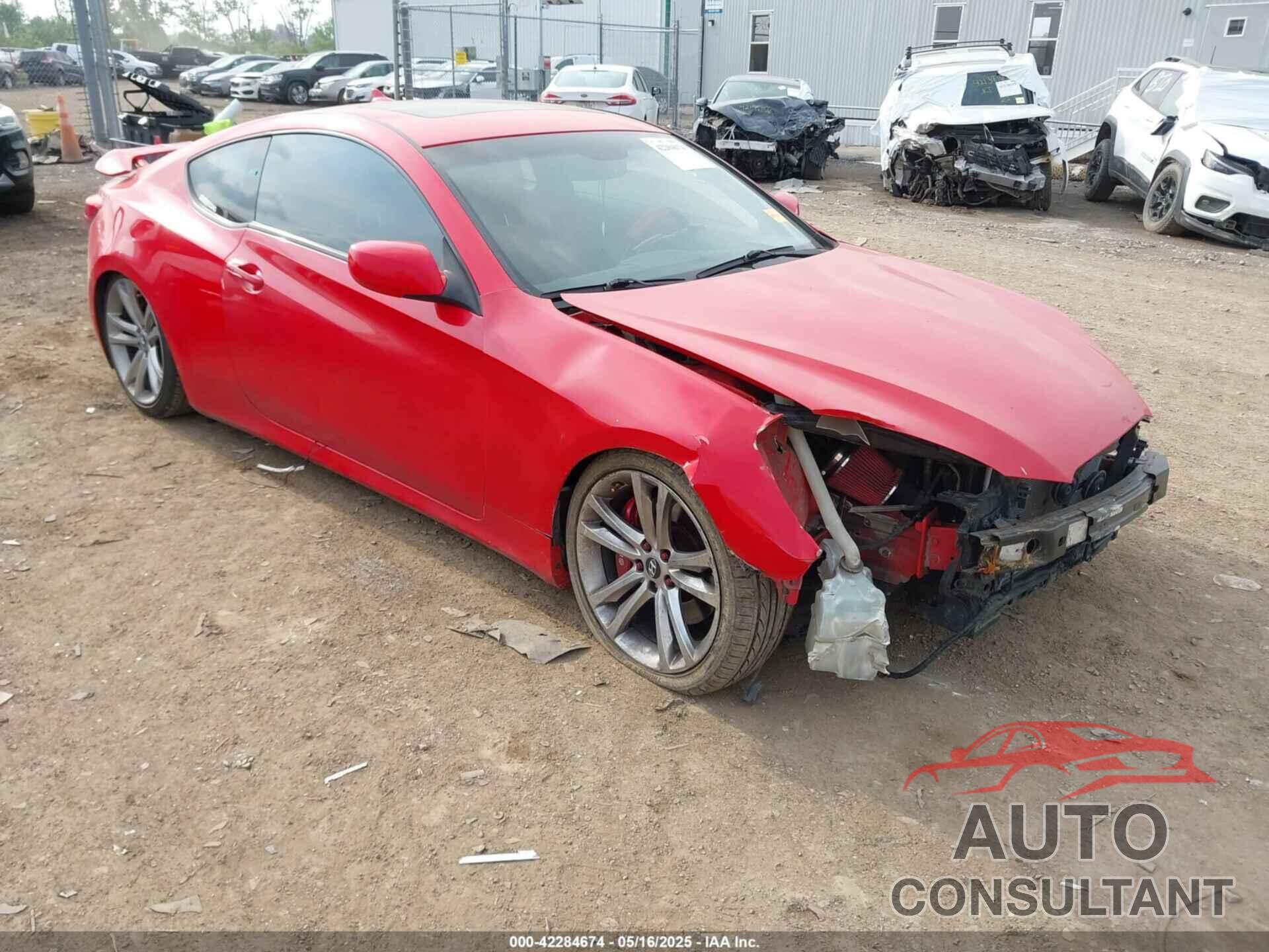 HYUNDAI GENESIS COUPE 2010 - KMHHT6KD2AU003646
