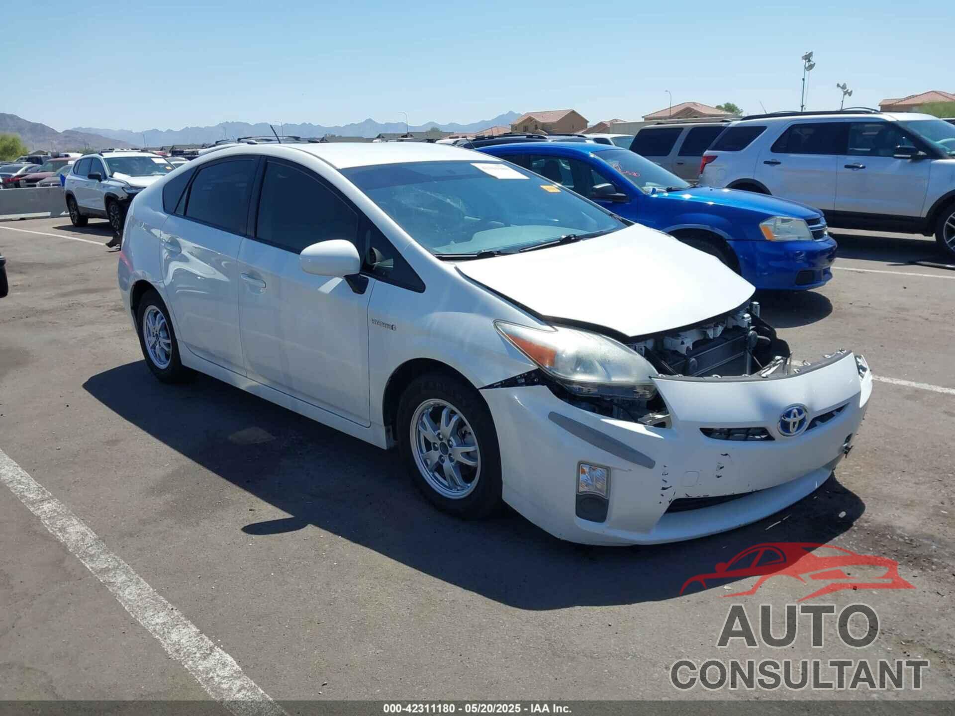 TOYOTA PRIUS 2011 - JTDKN3DU5B5368978