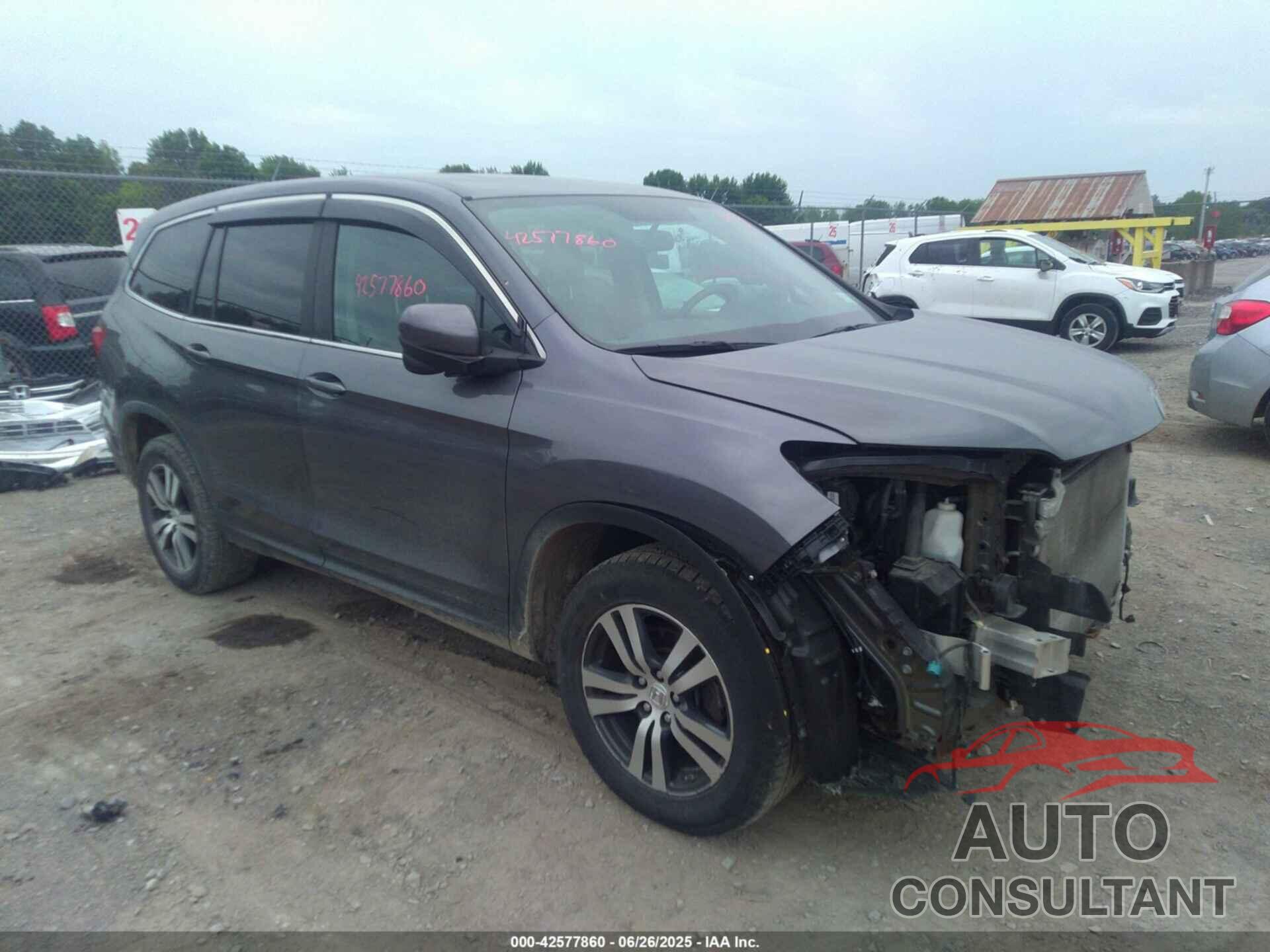 HONDA PILOT 2017 - 5FNYF6H53HB011219