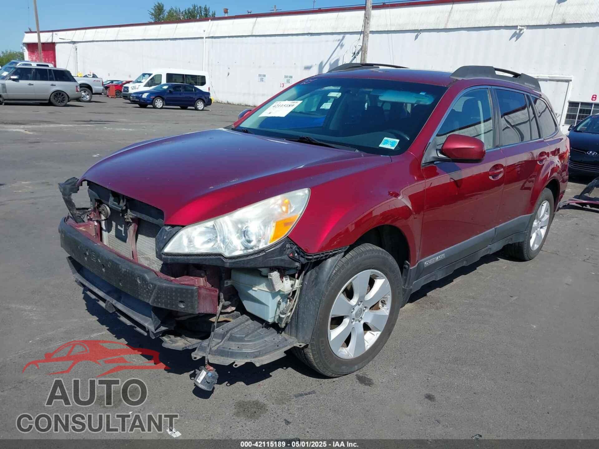 SUBARU OUTBACK 2012 - 4S4BRBCC3C3294833