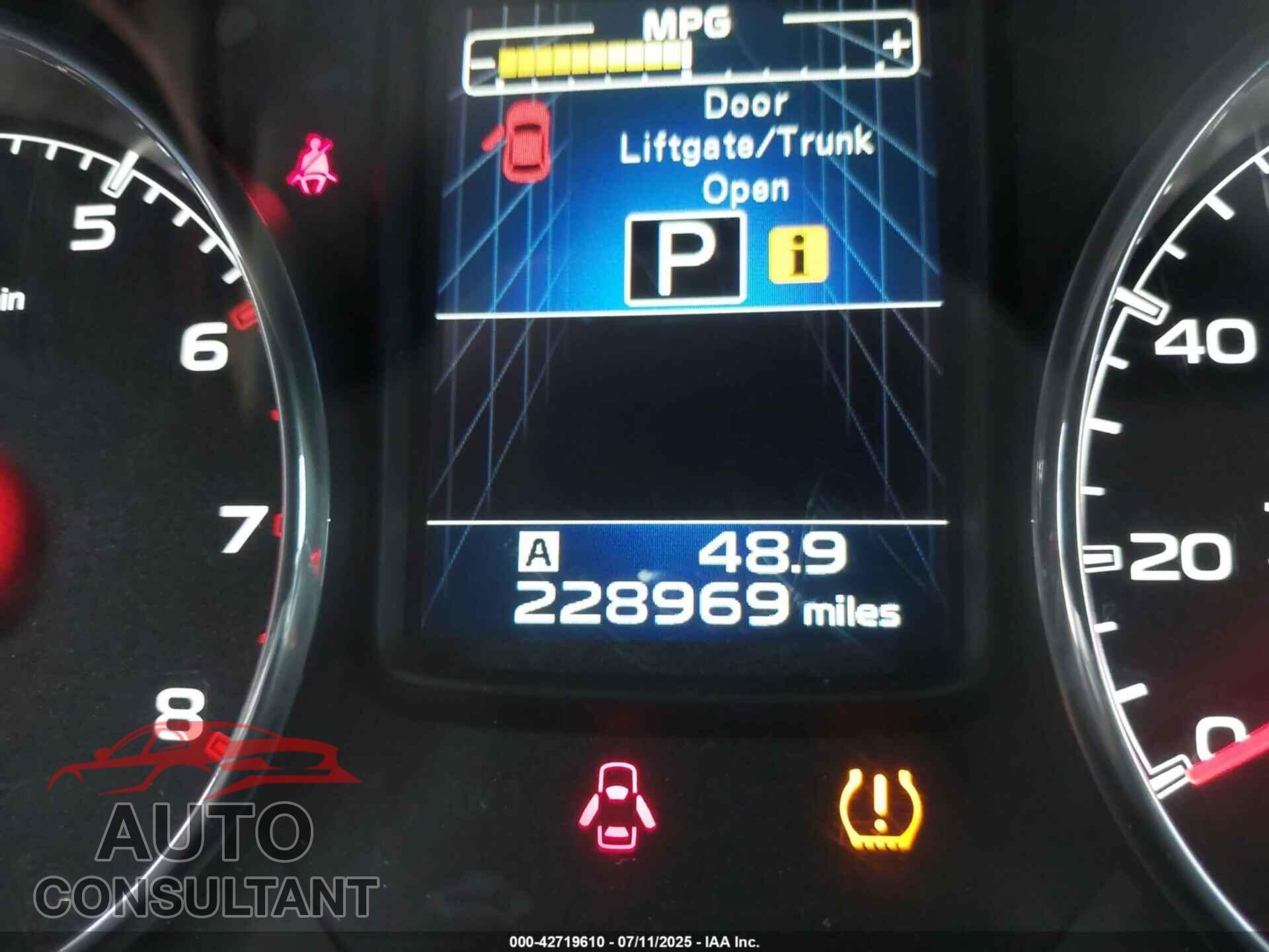 SUBARU OUTBACK 2014 - 4S4BRBLC4E3212322