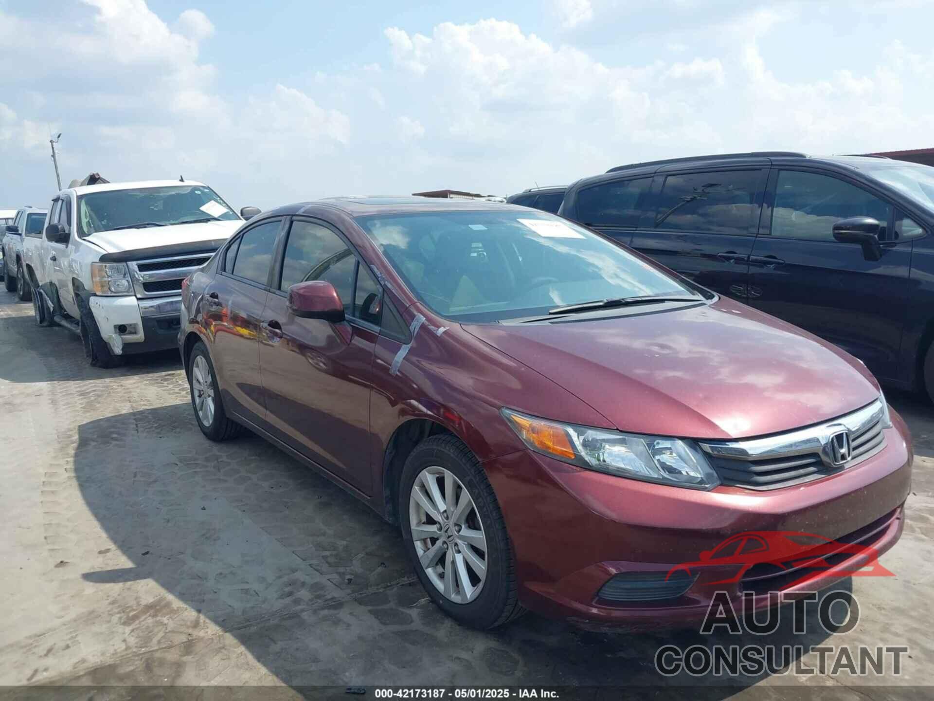 HONDA CIVIC 2012 - JHMFB2F86CS002792