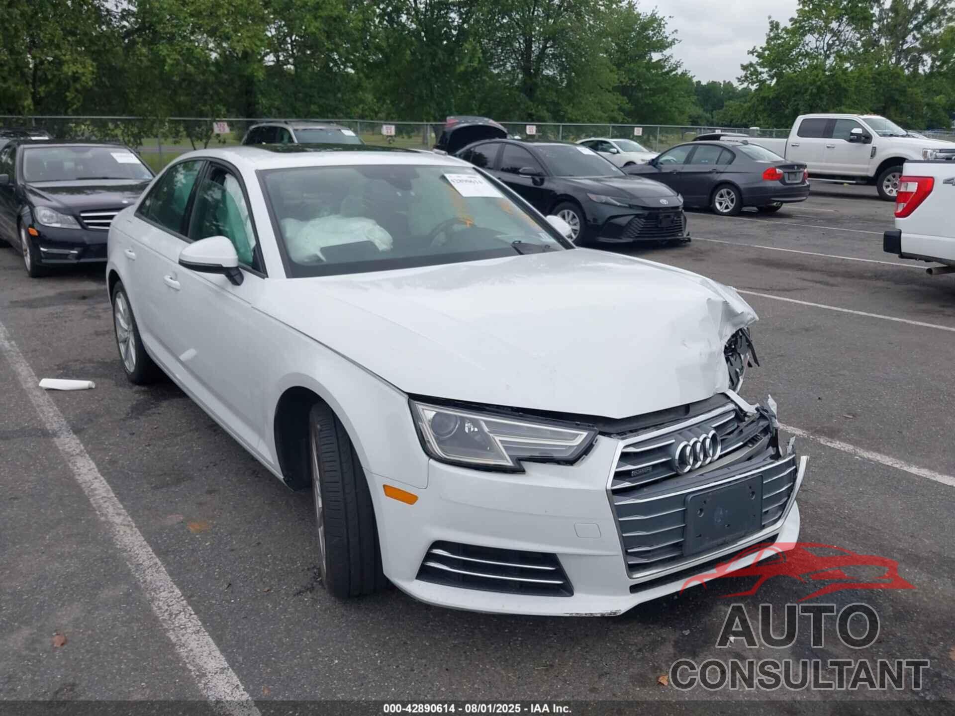 AUDI A4 2017 - WAUANAF45HN023811