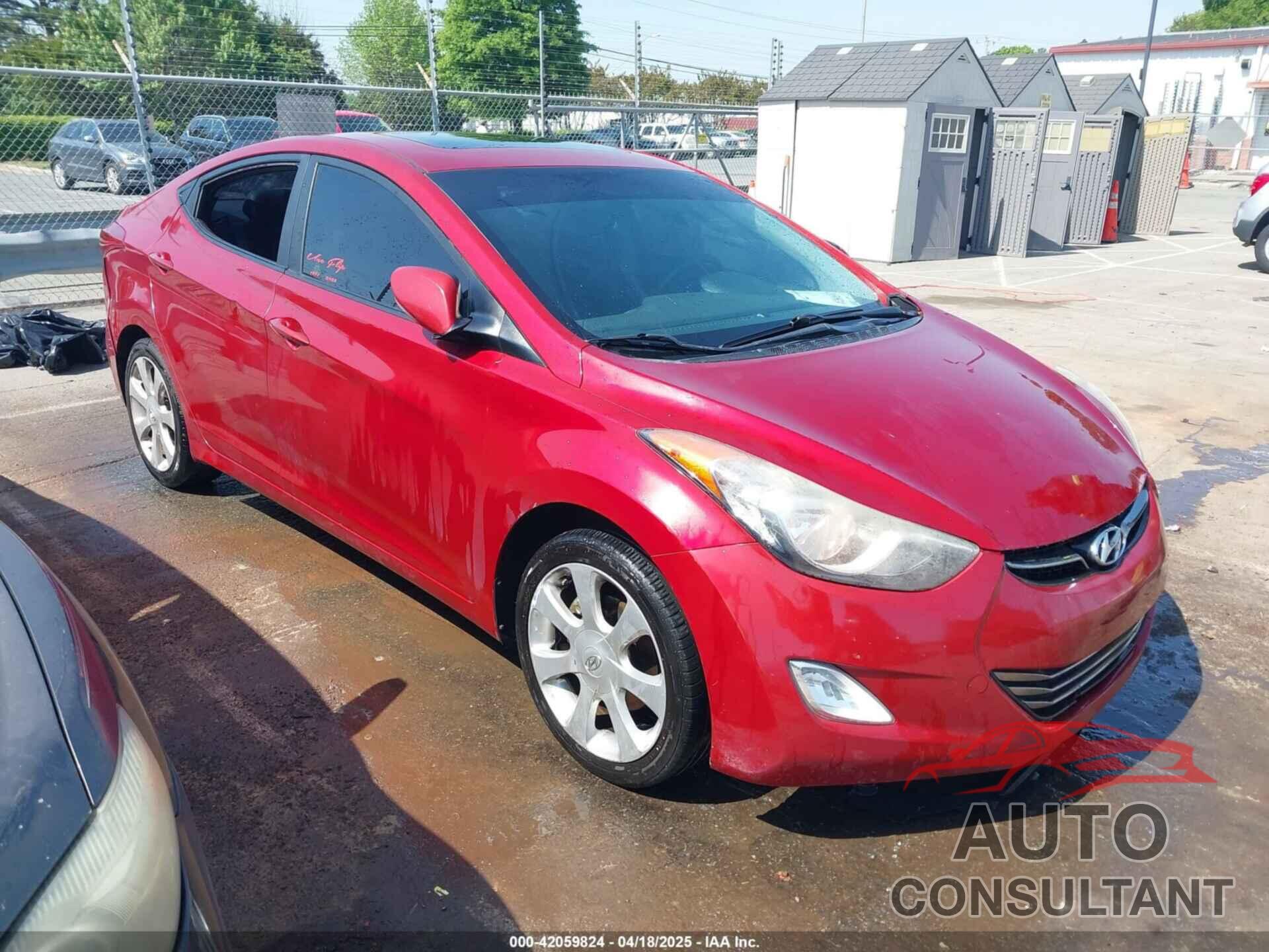 HYUNDAI ELANTRA 2011 - KMHDH4AE7BU093862