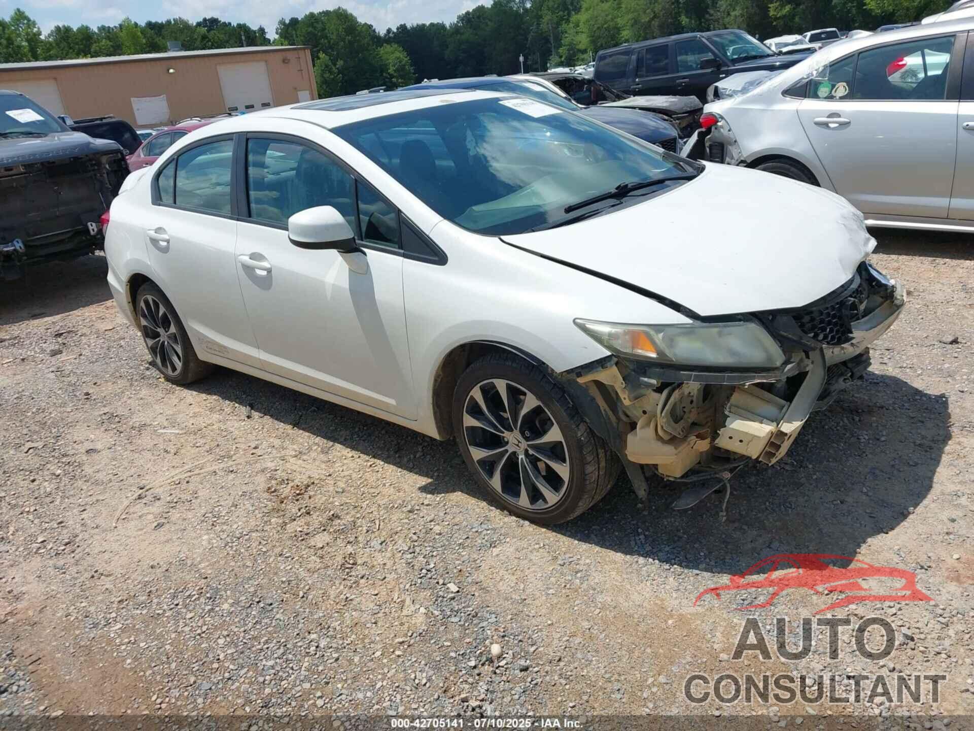 HONDA CIVIC 2013 - 2HGFB6E59DH708245