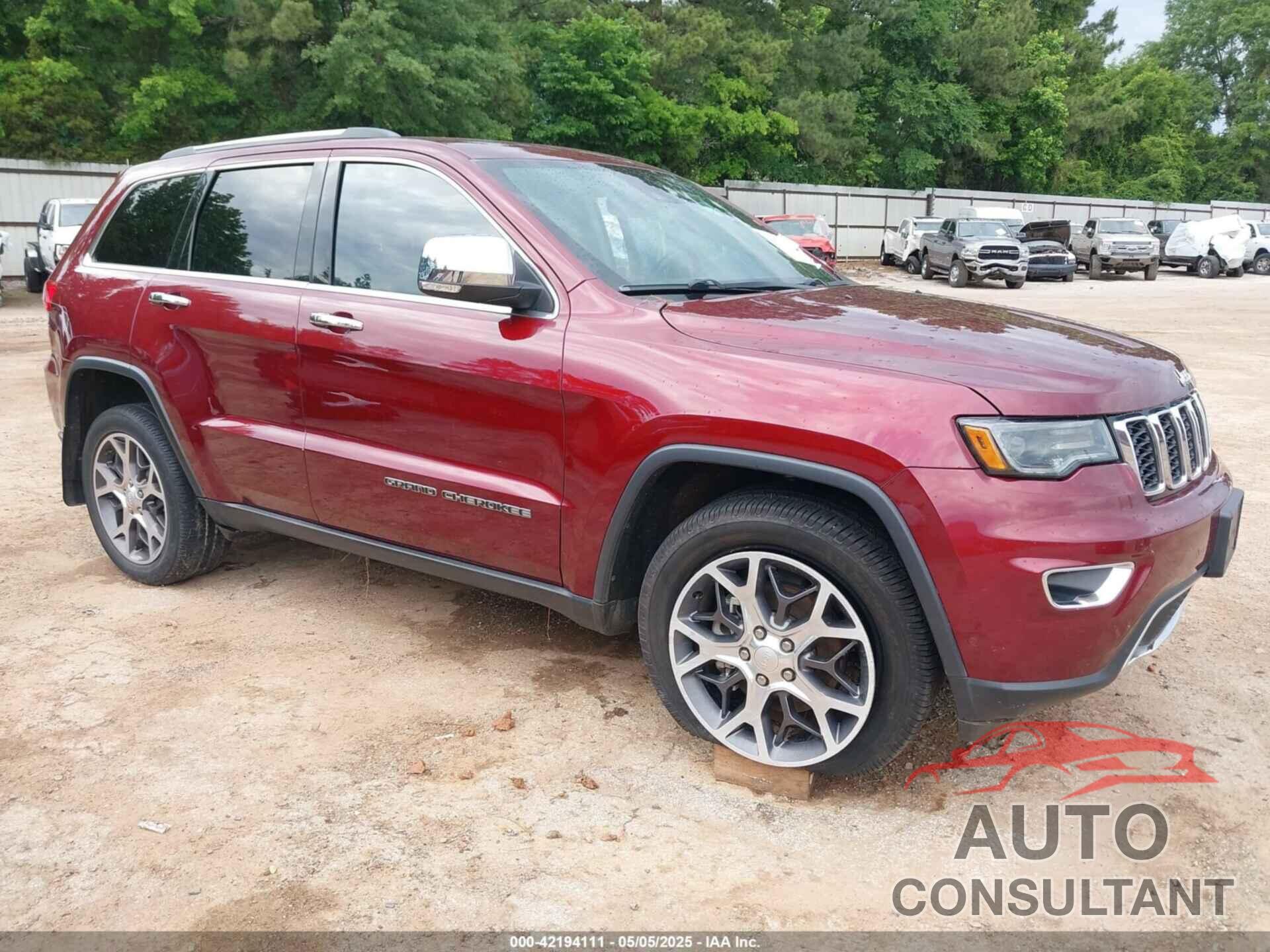 JEEP GRAND CHEROKEE 2019 - 1C4RJEBG2KC624380