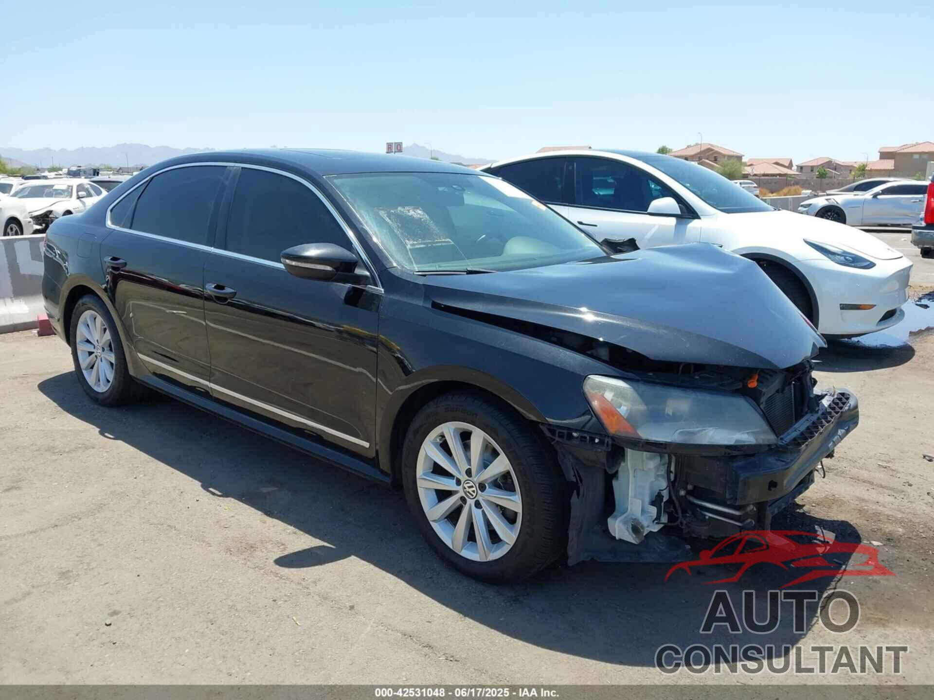 VOLKSWAGEN PASSAT 2012 - 1VWCH7A37CC060266