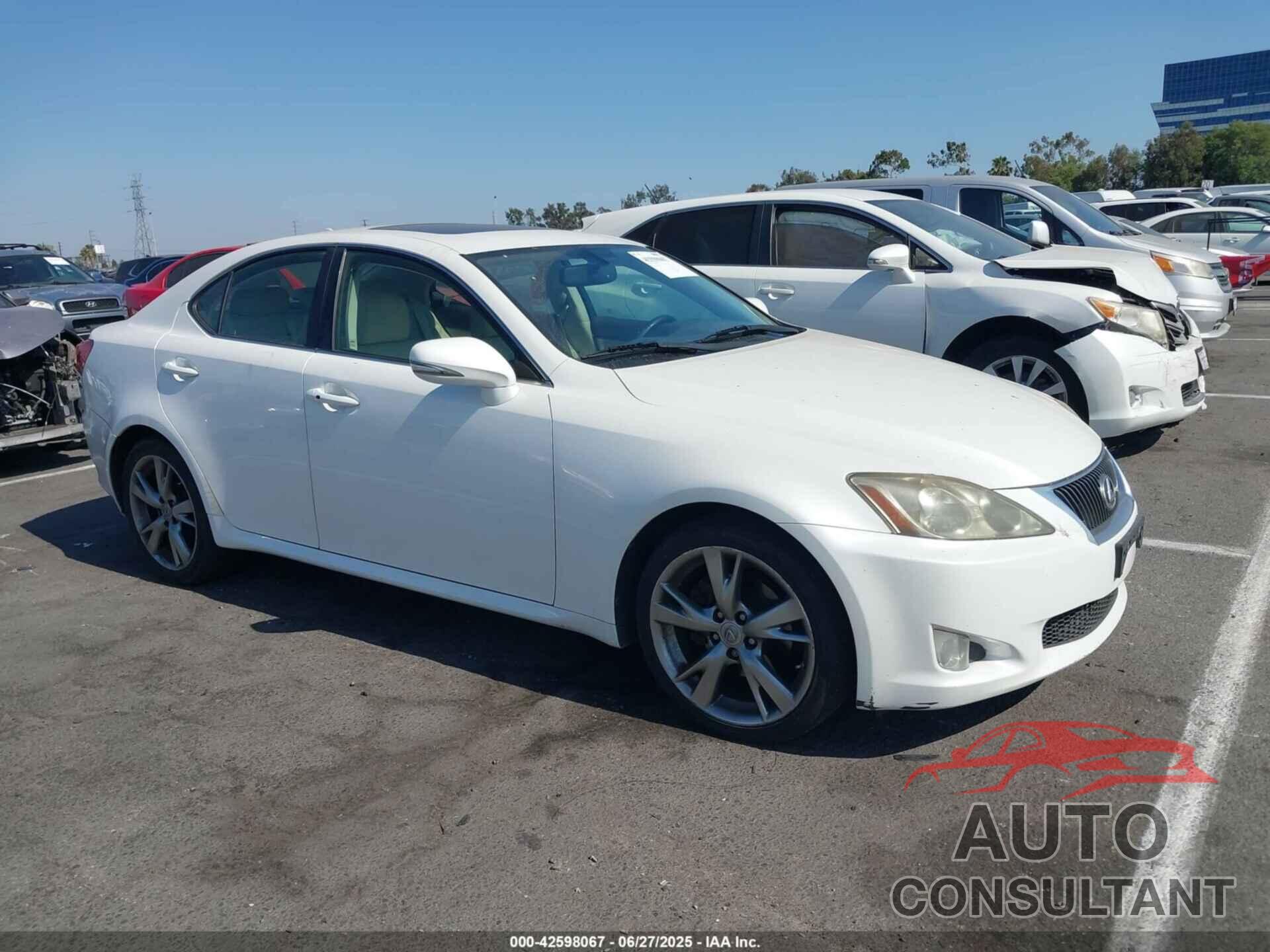 LEXUS IS 250 2010 - JTHBF5C21A5128526