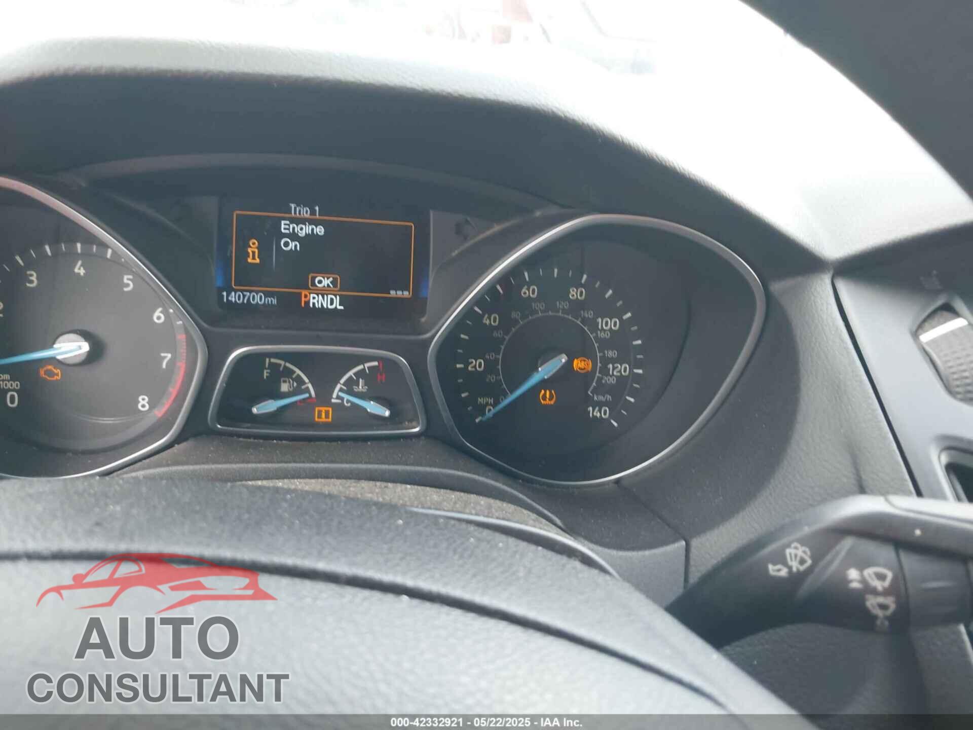 FORD FOCUS 2016 - 1FADP3E29GL314897