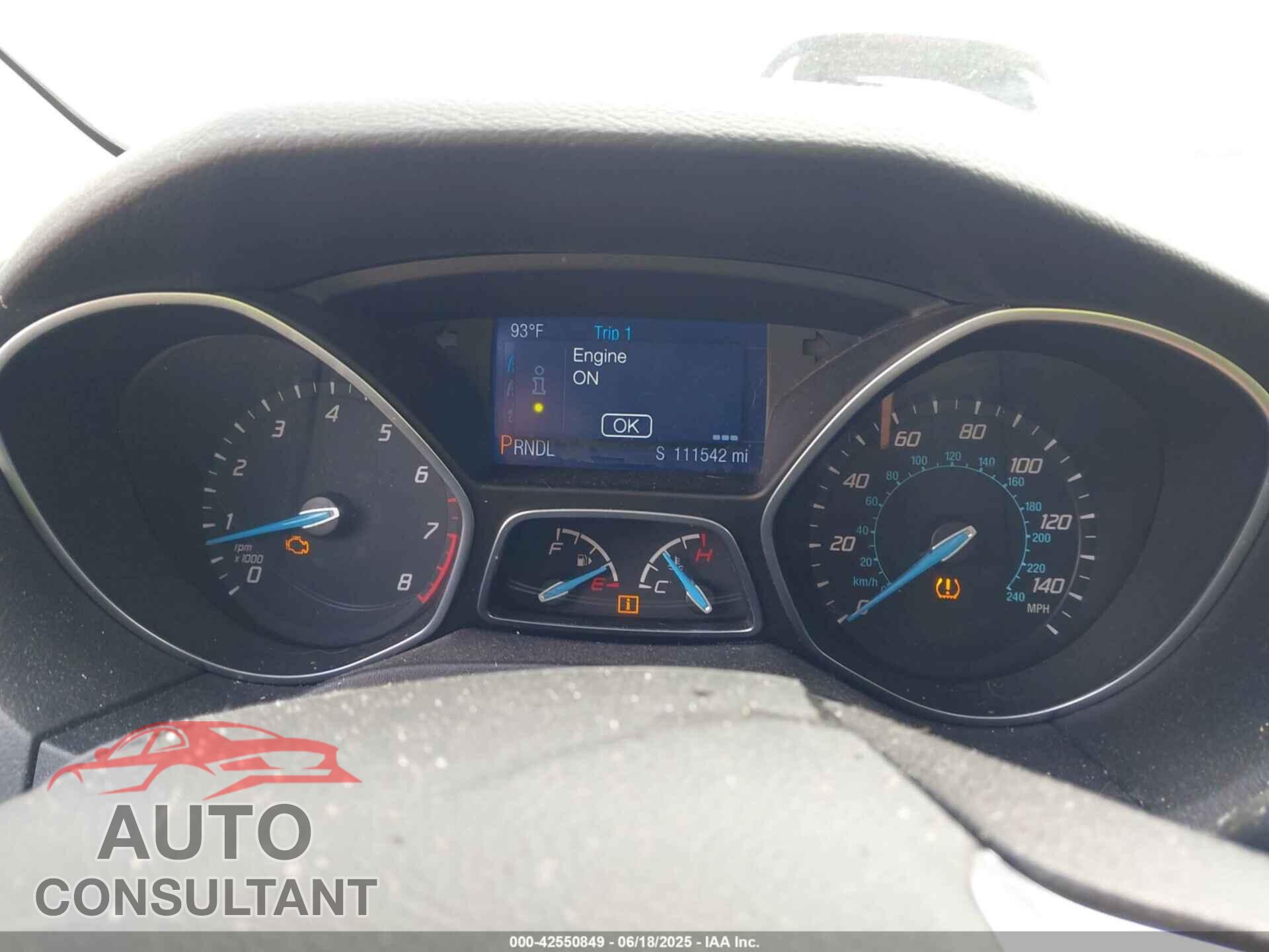FORD FOCUS 2014 - 1FADP3F28EL438025