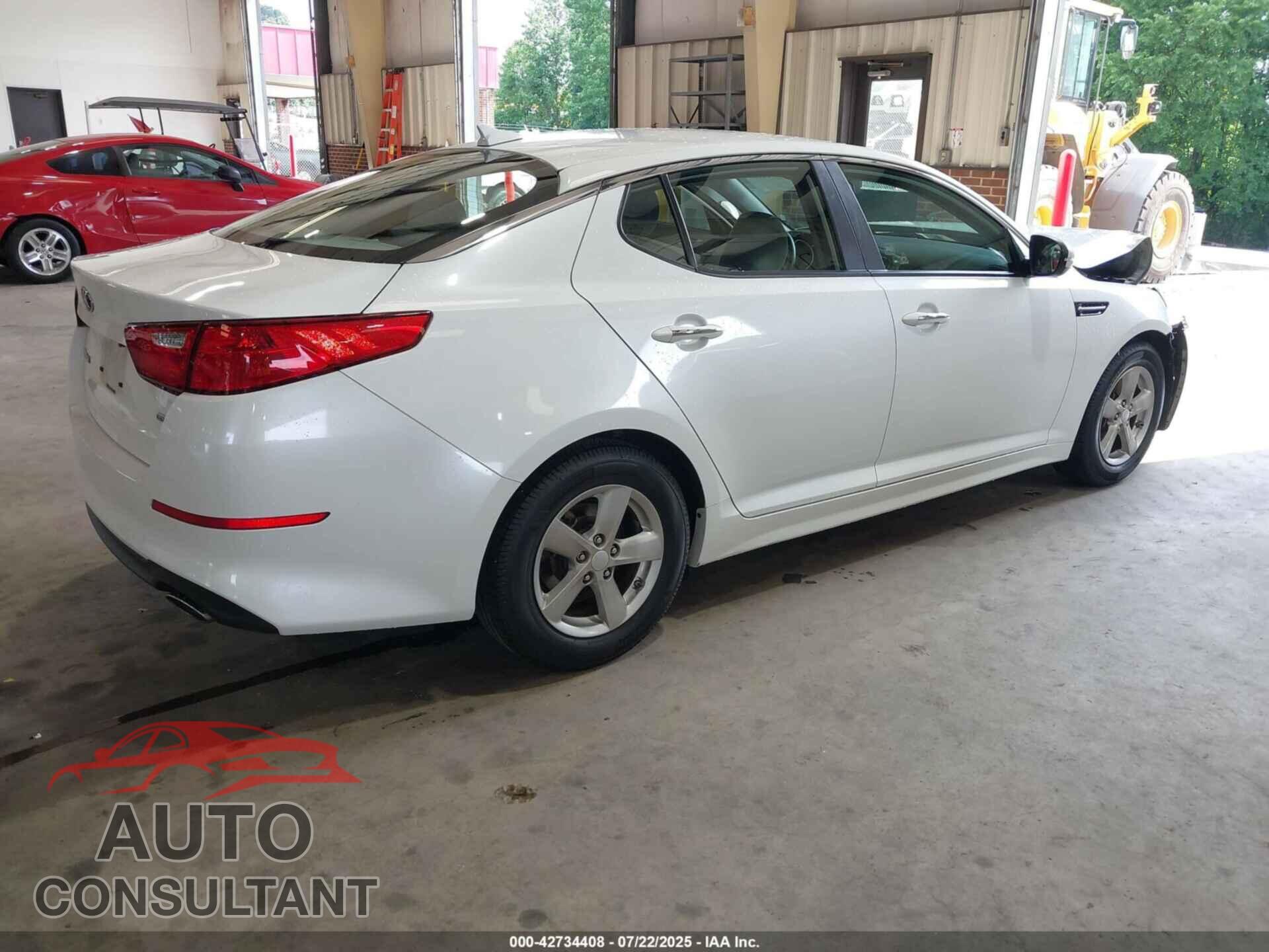 KIA OPTIMA 2014 - KNAGM4A7XE5490380