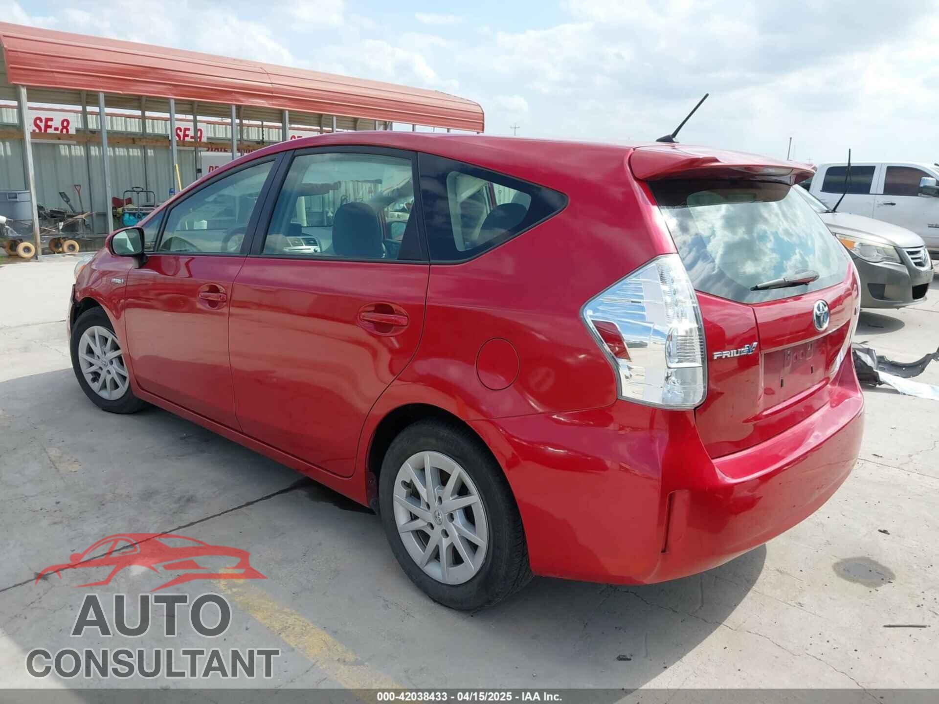 TOYOTA PRIUS V 2012 - JTDZN3EU8C3136546