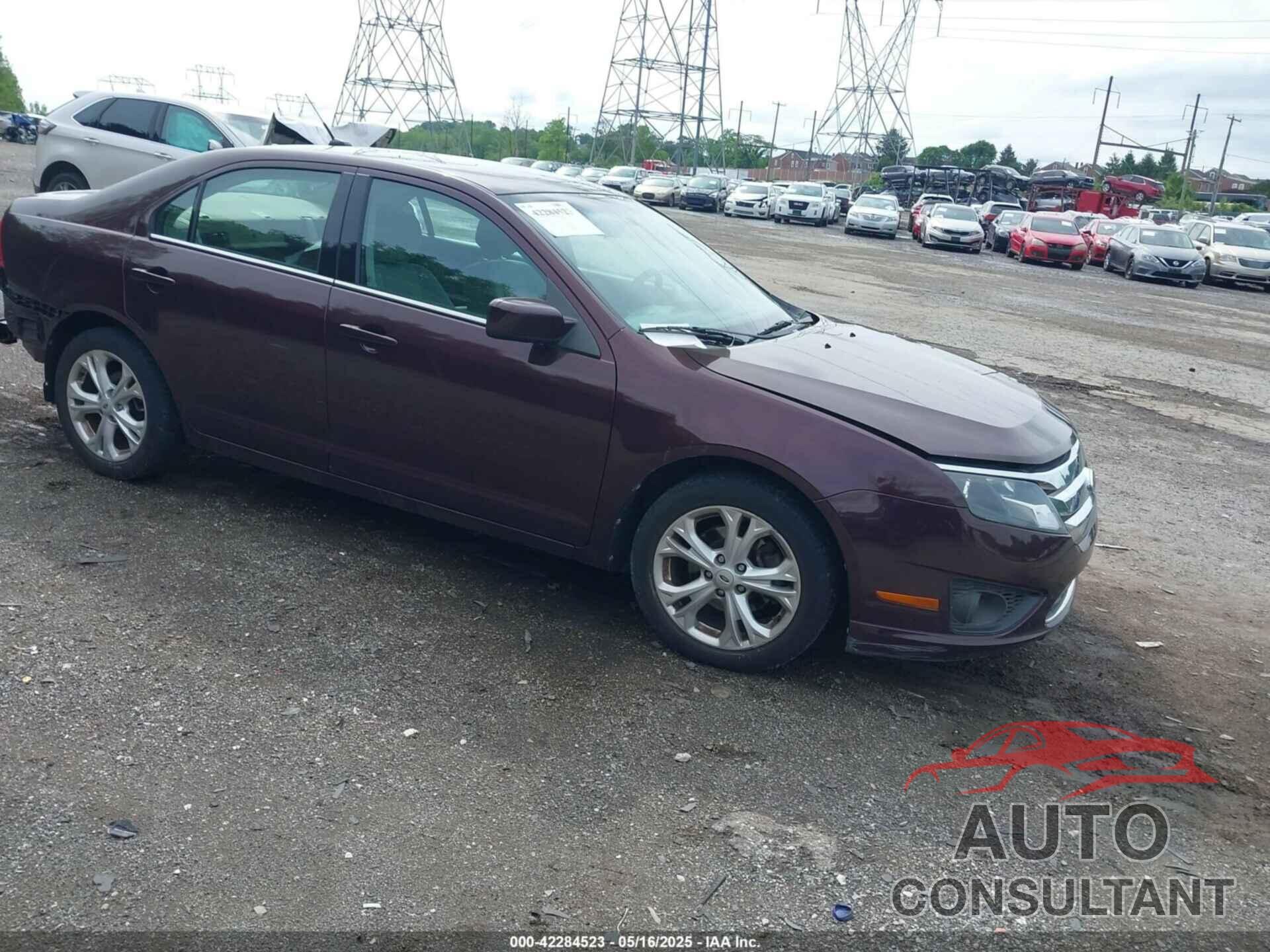 FORD FUSION 2012 - 3FAHP0HA2CR371330