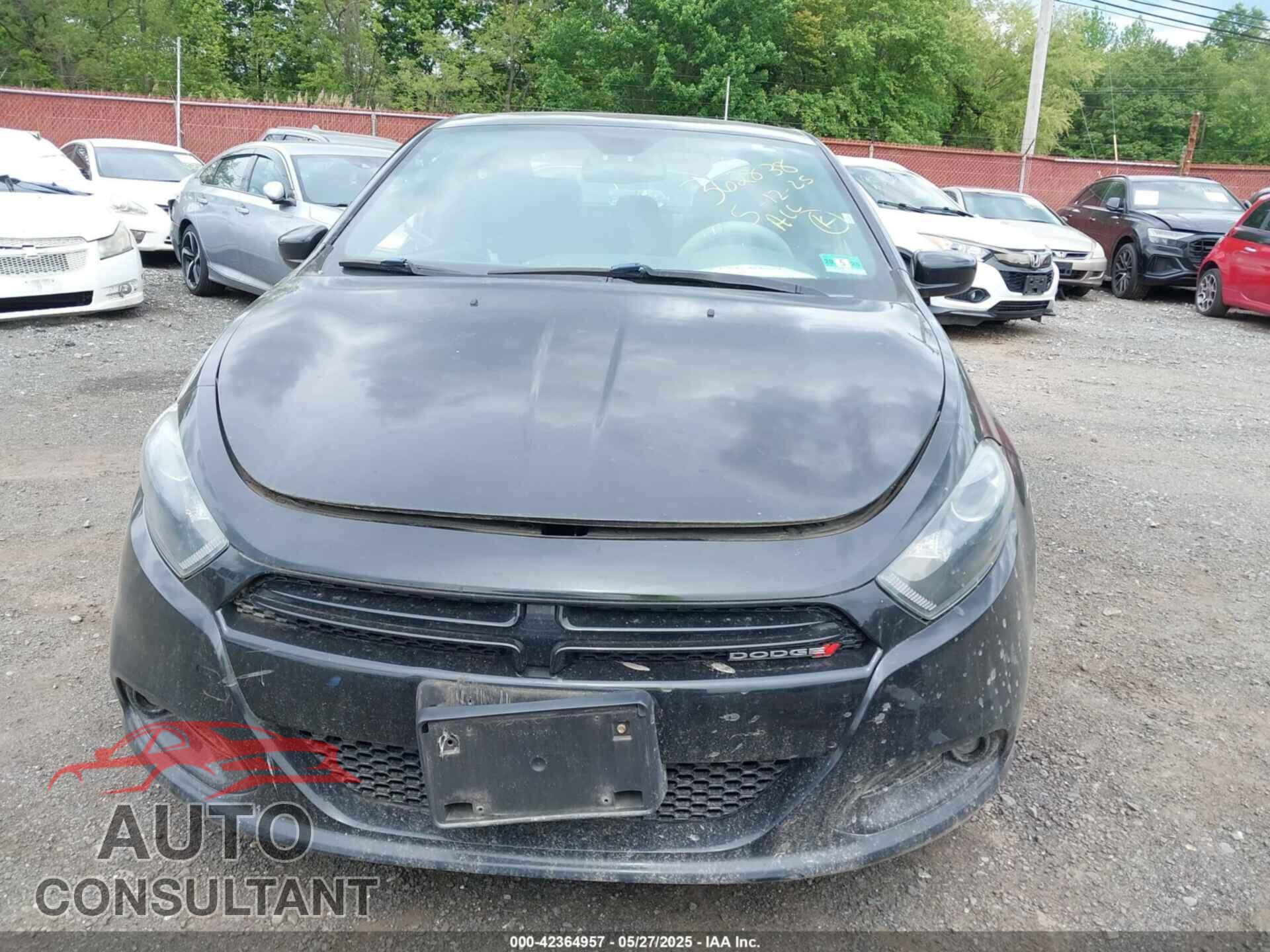 DODGE DART 2015 - 1C3CDFBB8FD405029