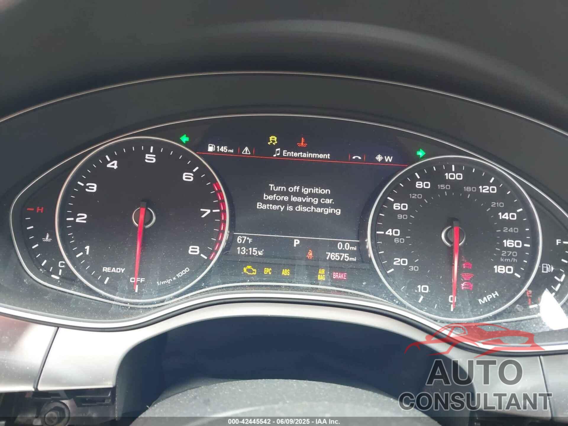 AUDI A7 2017 - WAUW2AFC8HN085614