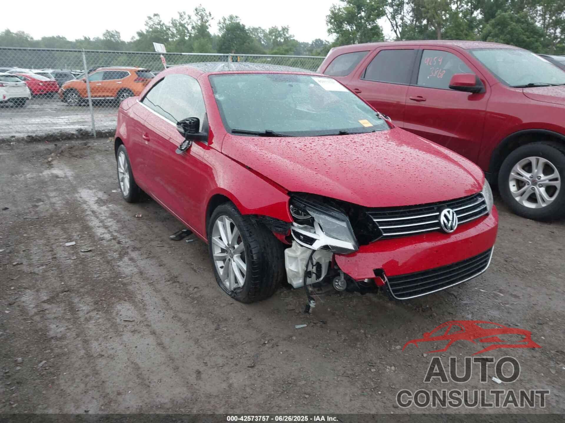 VOLKSWAGEN EOS 2012 - WVWBW7AH0CV001094