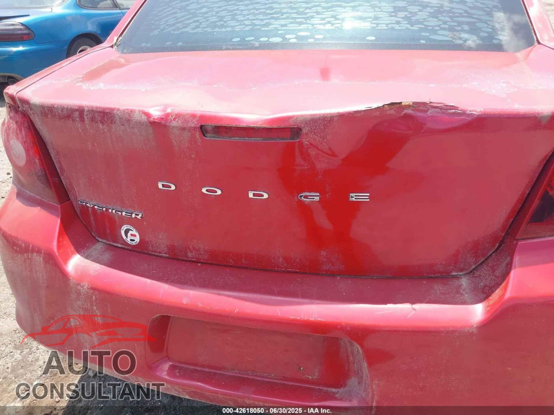 DODGE AVENGER 2013 - 1C3CDZAB5DN567307