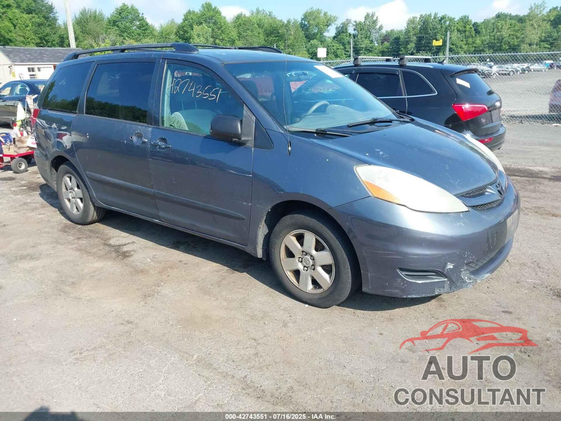 TOYOTA SIENNA 2009 - 5TDZK23C59S264280