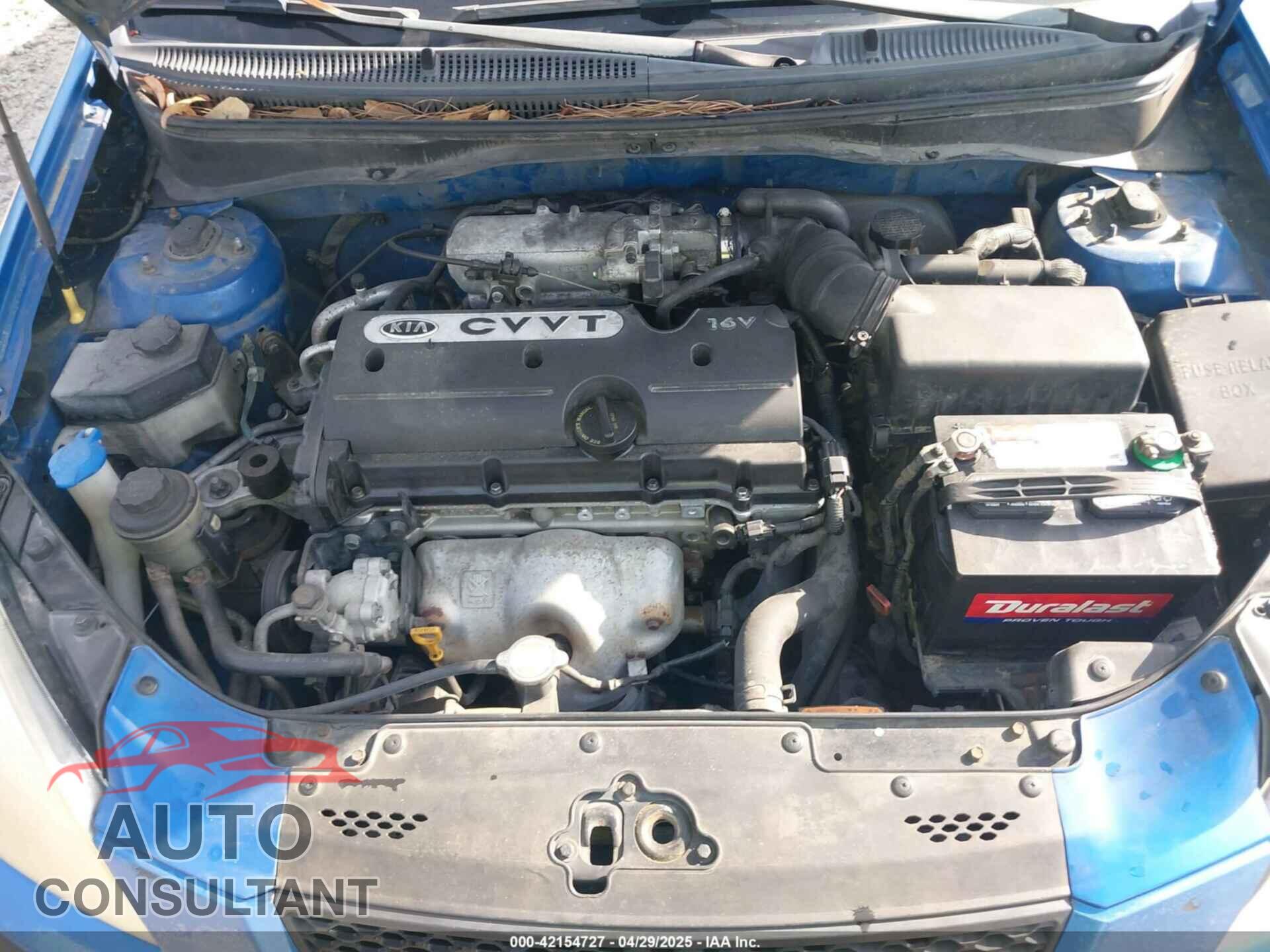 KIA RIO 2009 - KNADE223596530607