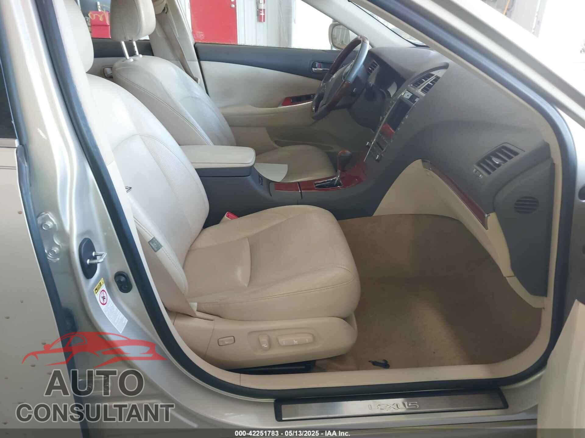 LEXUS ES 2012 - JTHBK1EG4C2509885