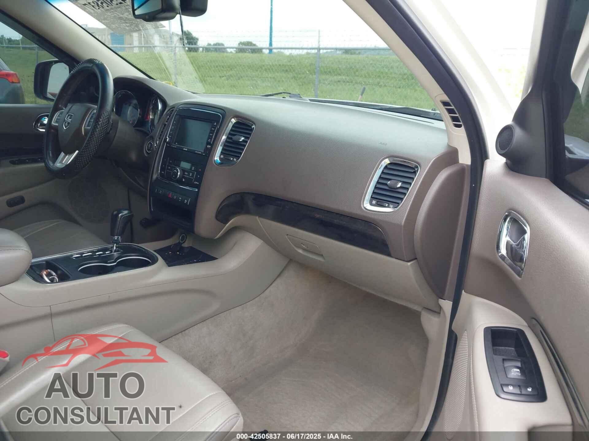 DODGE DURANGO 2011 - 1D4SD4GT2BC627811