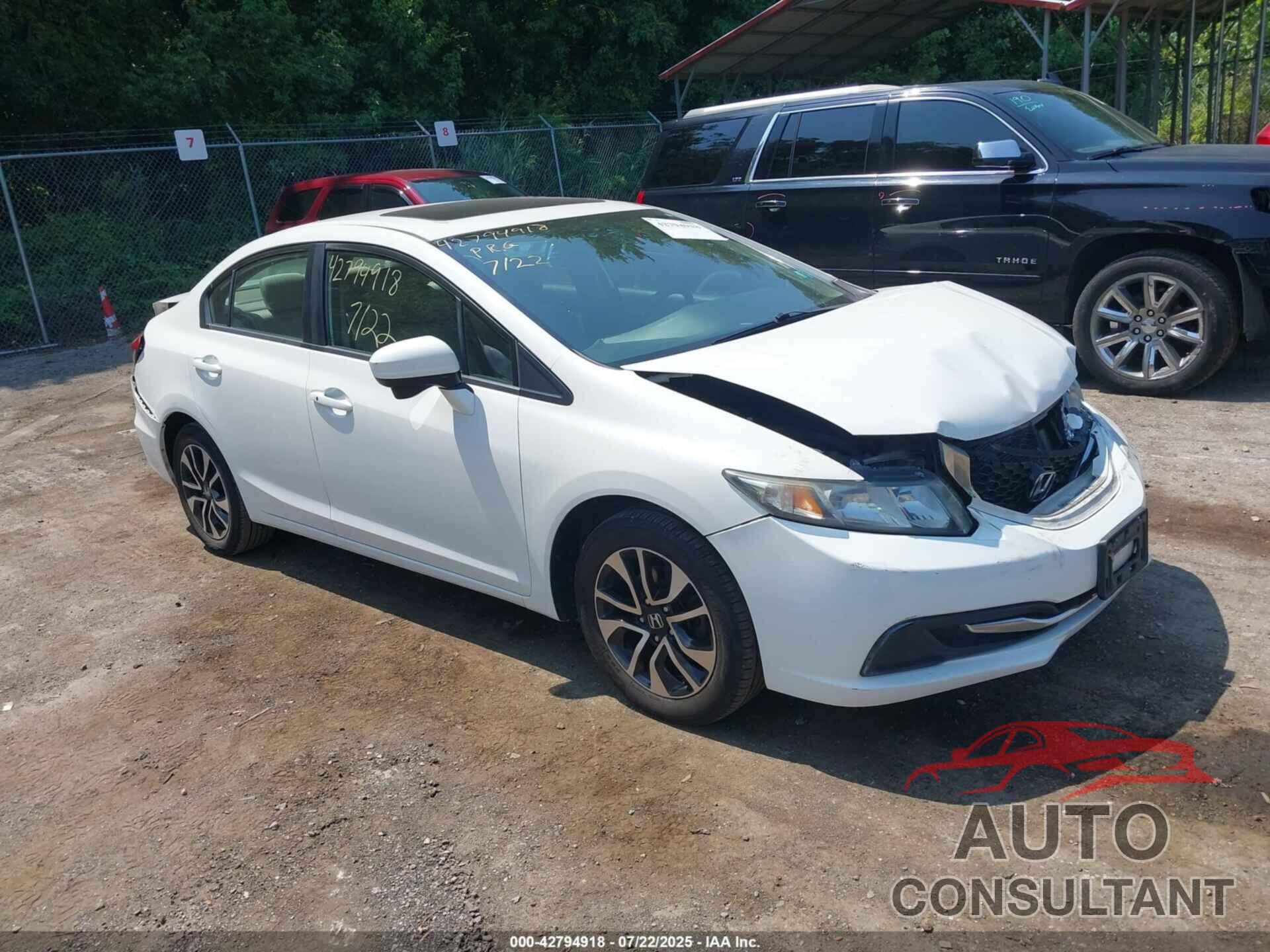 HONDA CIVIC 2014 - 2HGFB2F80EH552129