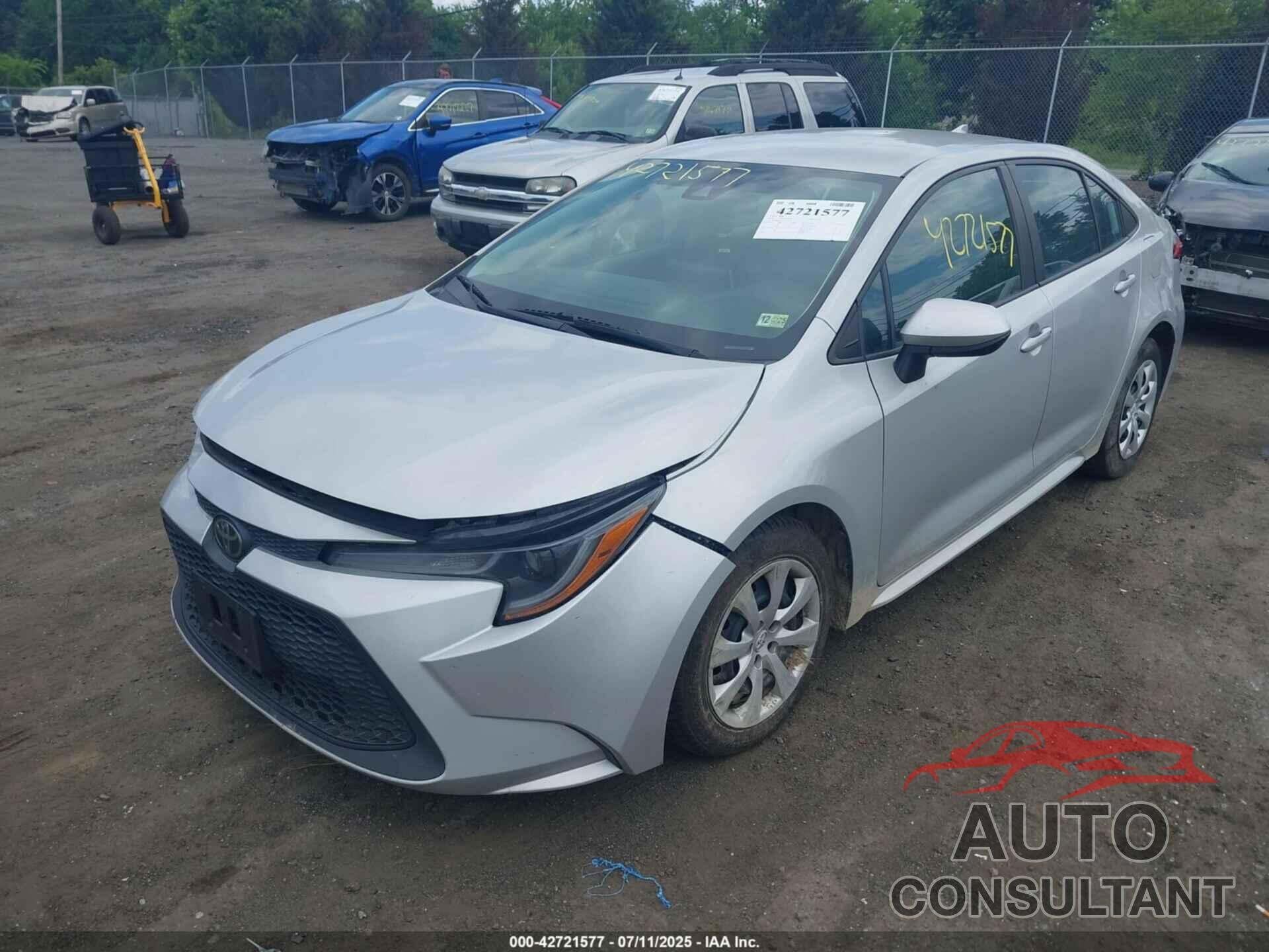 TOYOTA COROLLA 2020 - 5YFEPRAEXLP035378