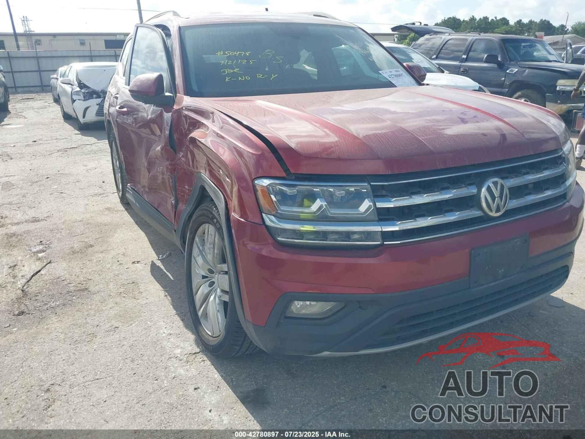 VOLKSWAGEN ATLAS 2019 - 1V2DR2CA8KC590813