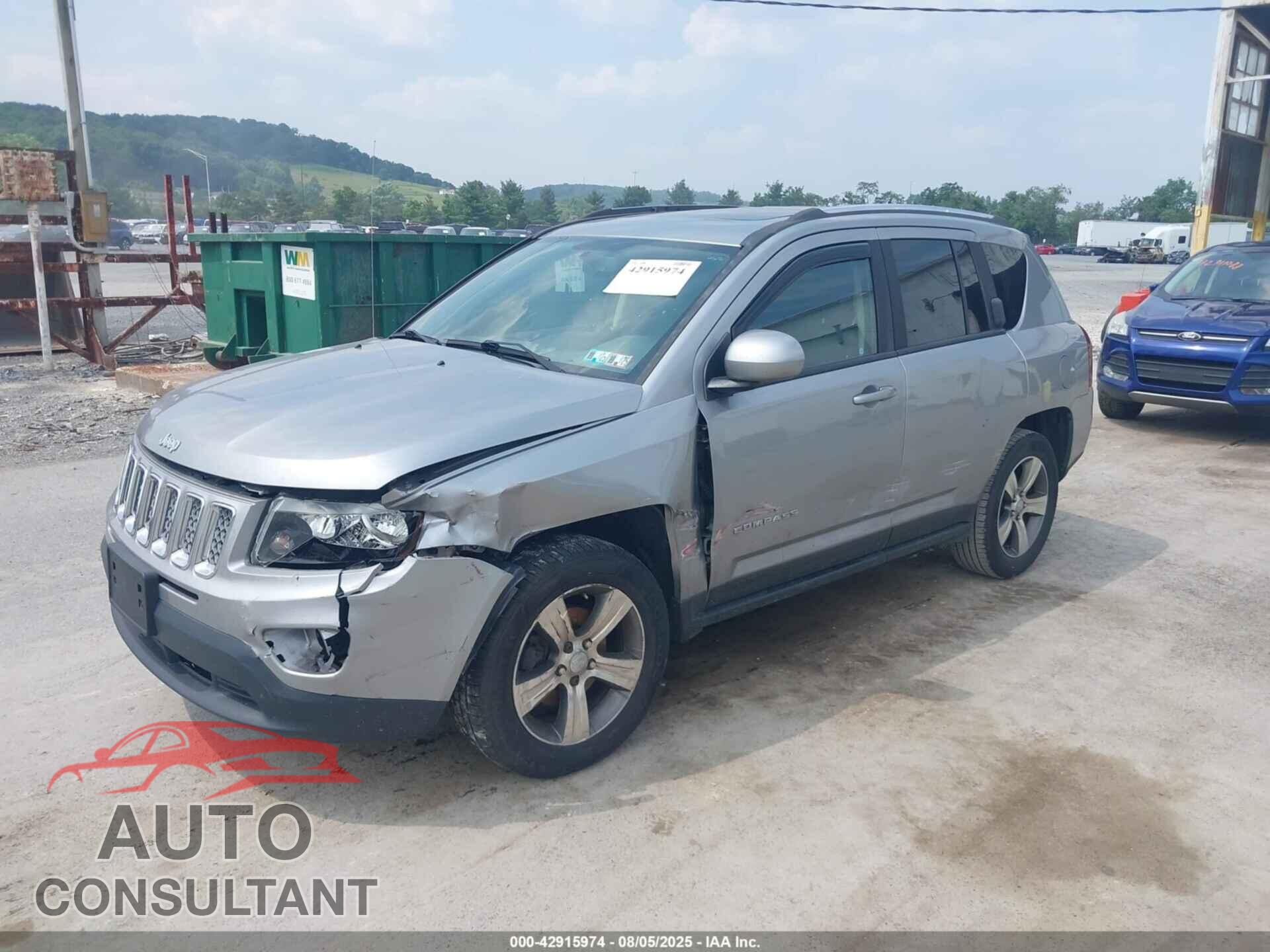 JEEP COMPASS 2017 - 1C4NJDEB9HD101417