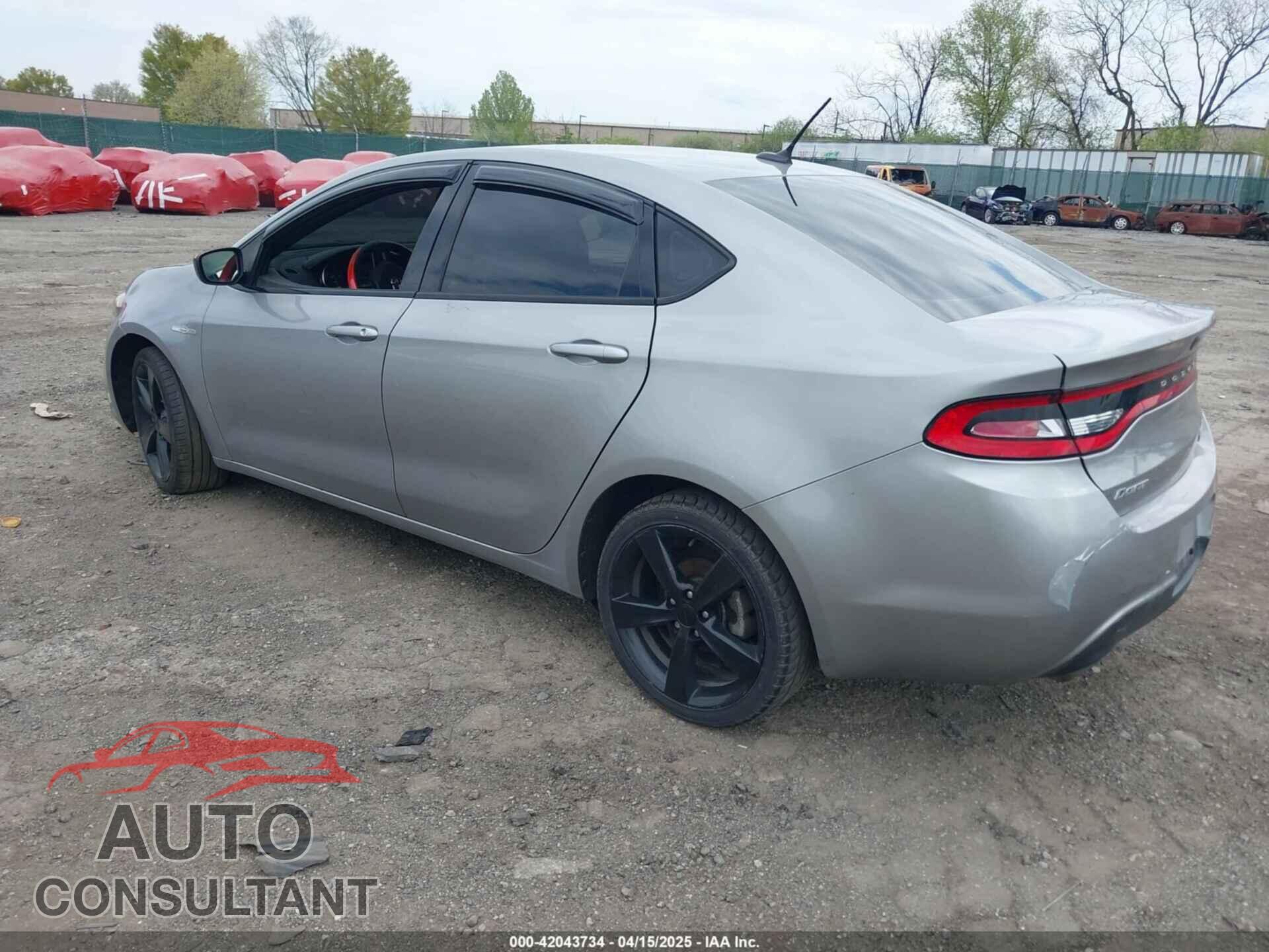 DODGE DART 2015 - 1C3CDFBB2FD200600