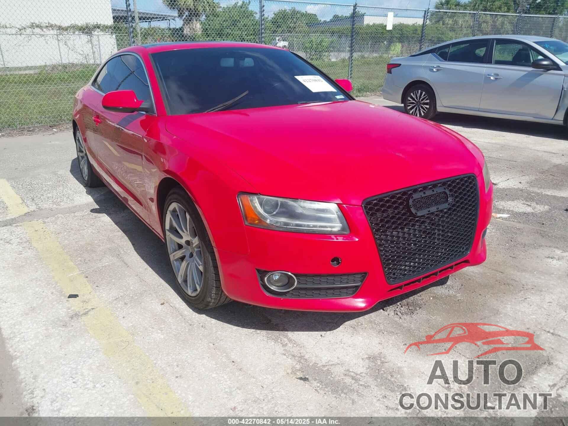 AUDI A5 2012 - WAULFAFR7CA027425