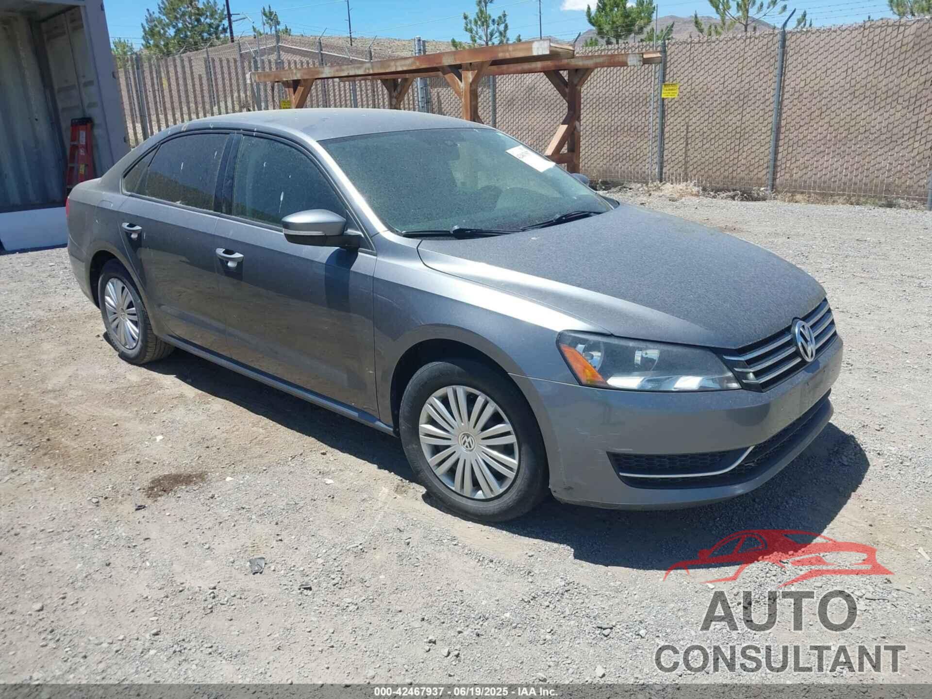 VOLKSWAGEN PASSAT 2015 - 1VWAT7A31FC061102