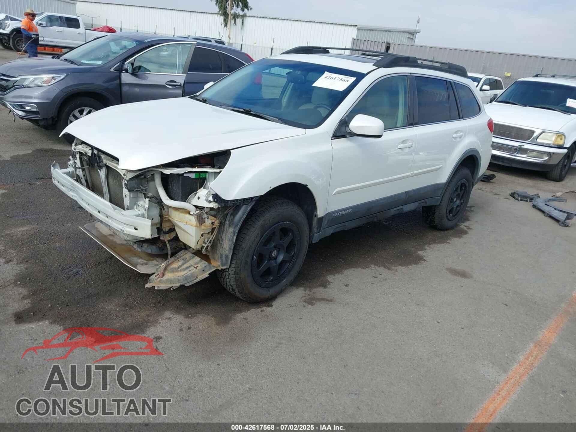 SUBARU OUTBACK 2014 - 4S4BRBLC2E3229975