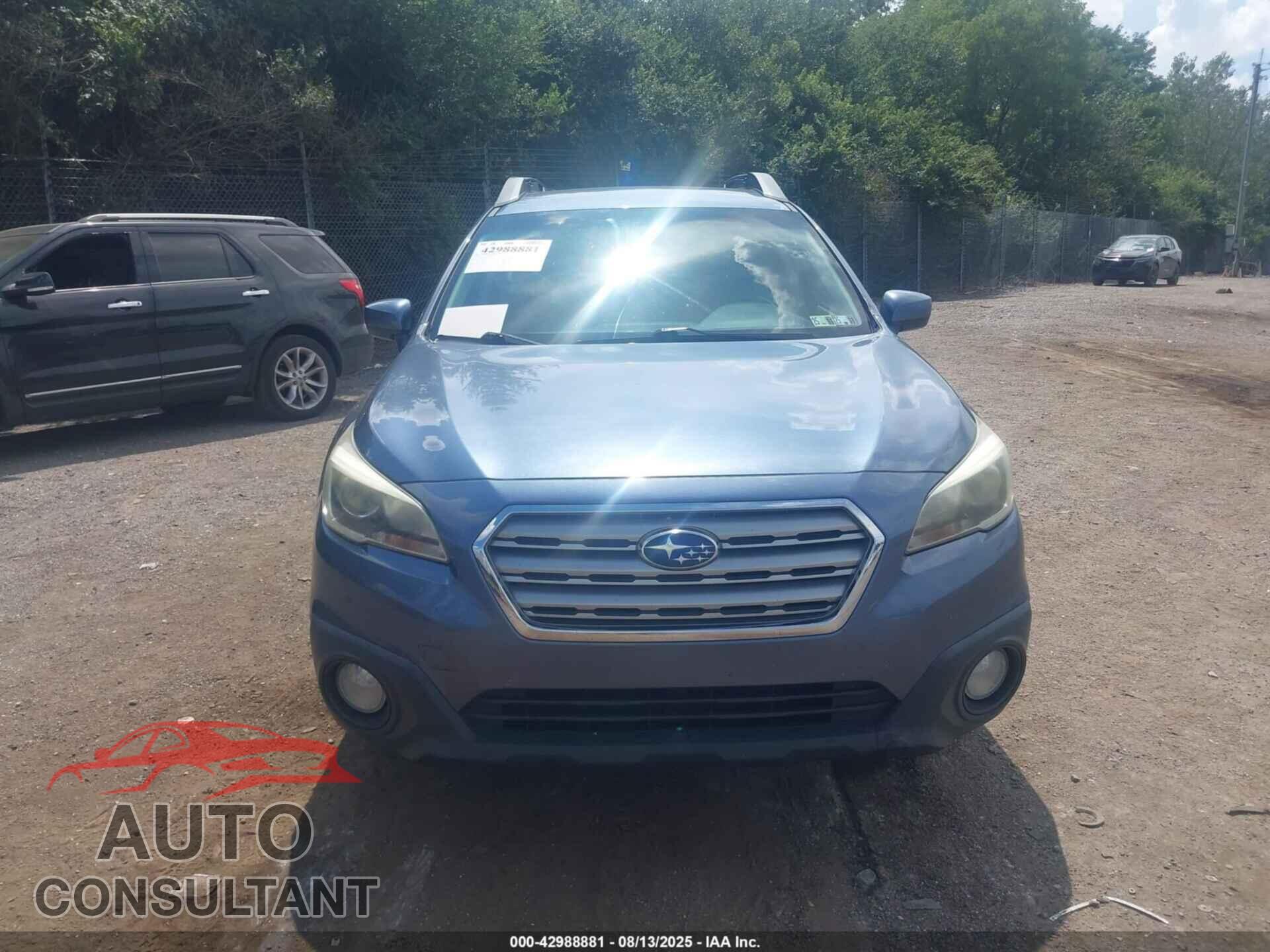 SUBARU OUTBACK 2015 - 4S4BSACC7F3219698