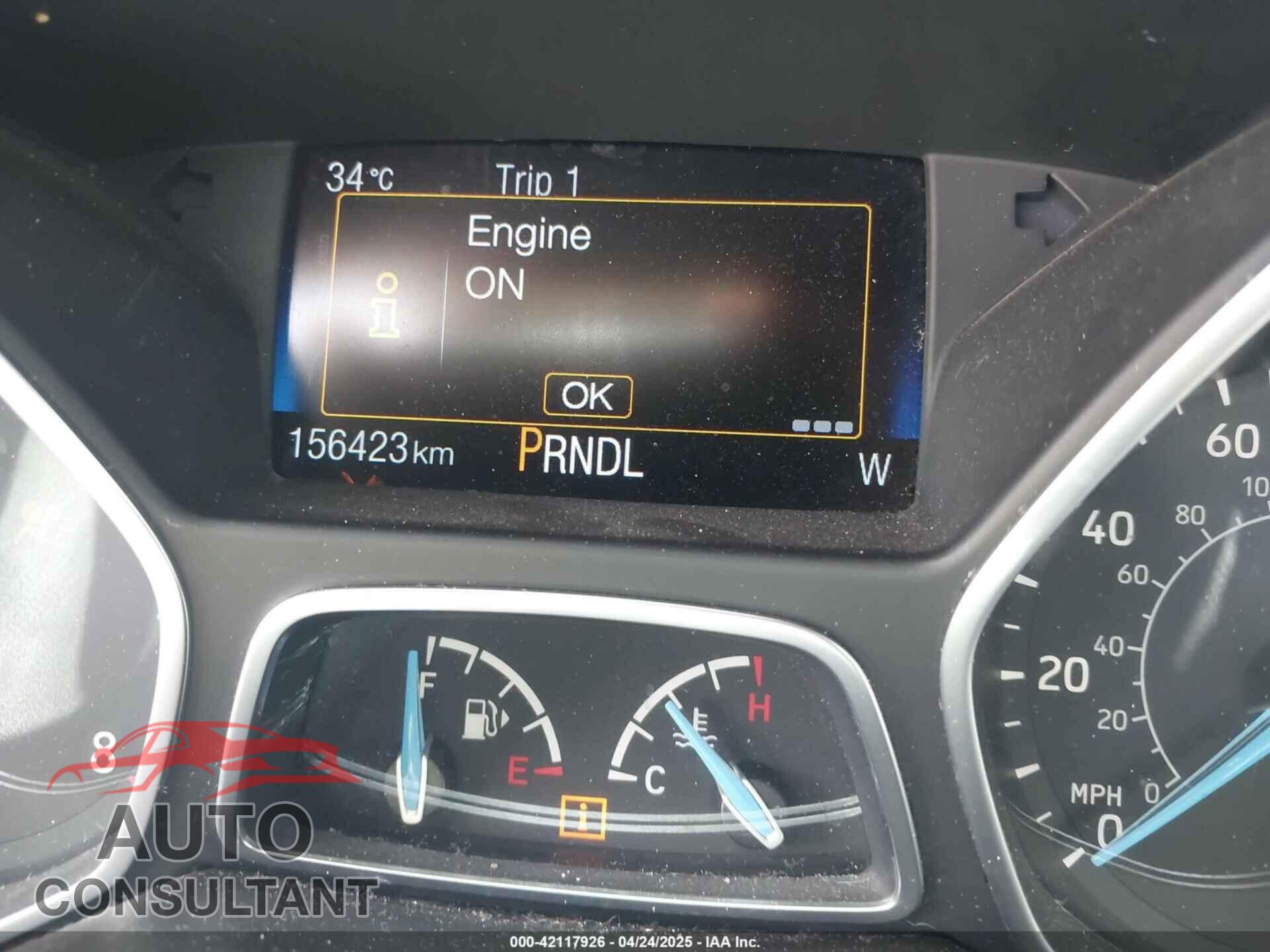 FORD FOCUS 2015 - 1FADP3F22FL375084