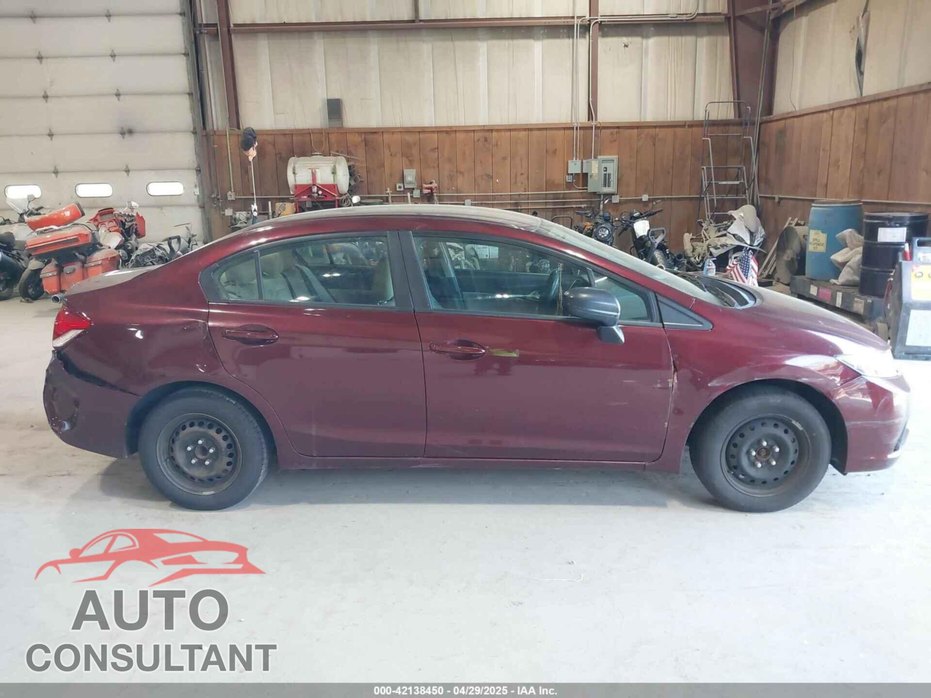HONDA CIVIC 2014 - 19XFB2F58EE252094