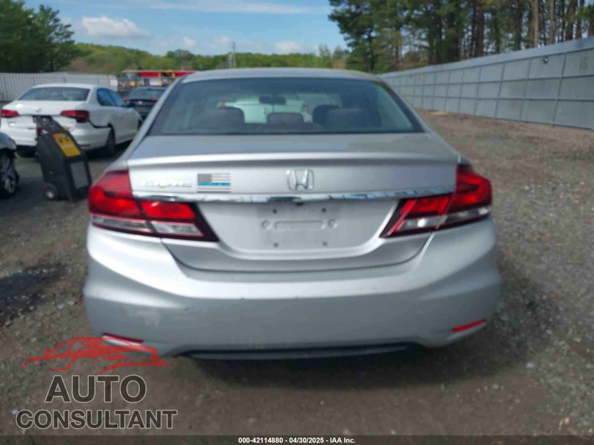 HONDA CIVIC 2013 - 19XFB2F80DE201813