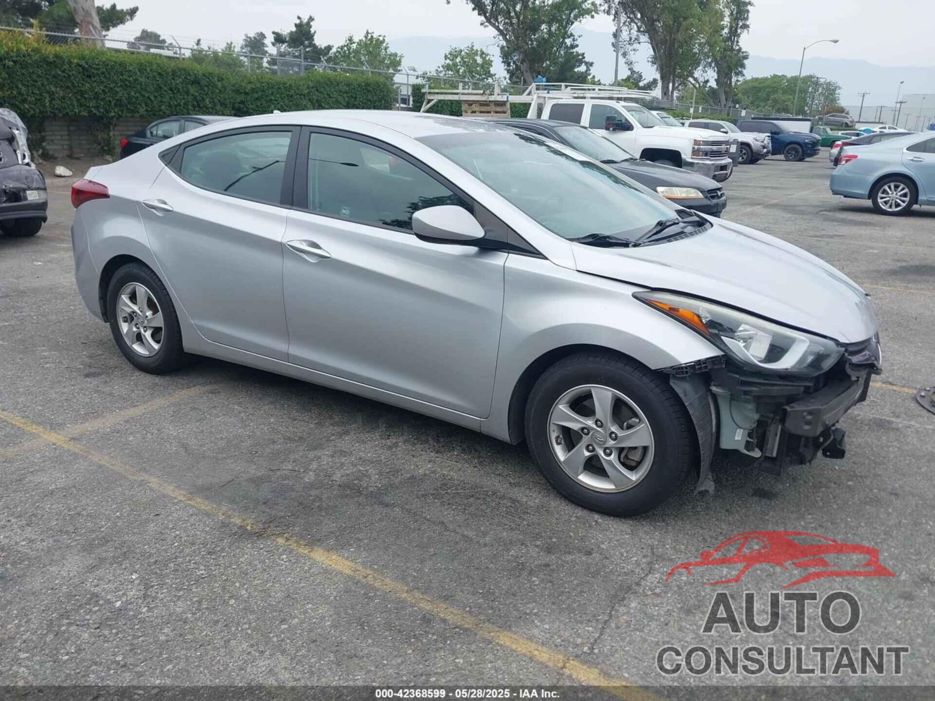 HYUNDAI ELANTRA 2014 - 5NPDH4AE5EH477996