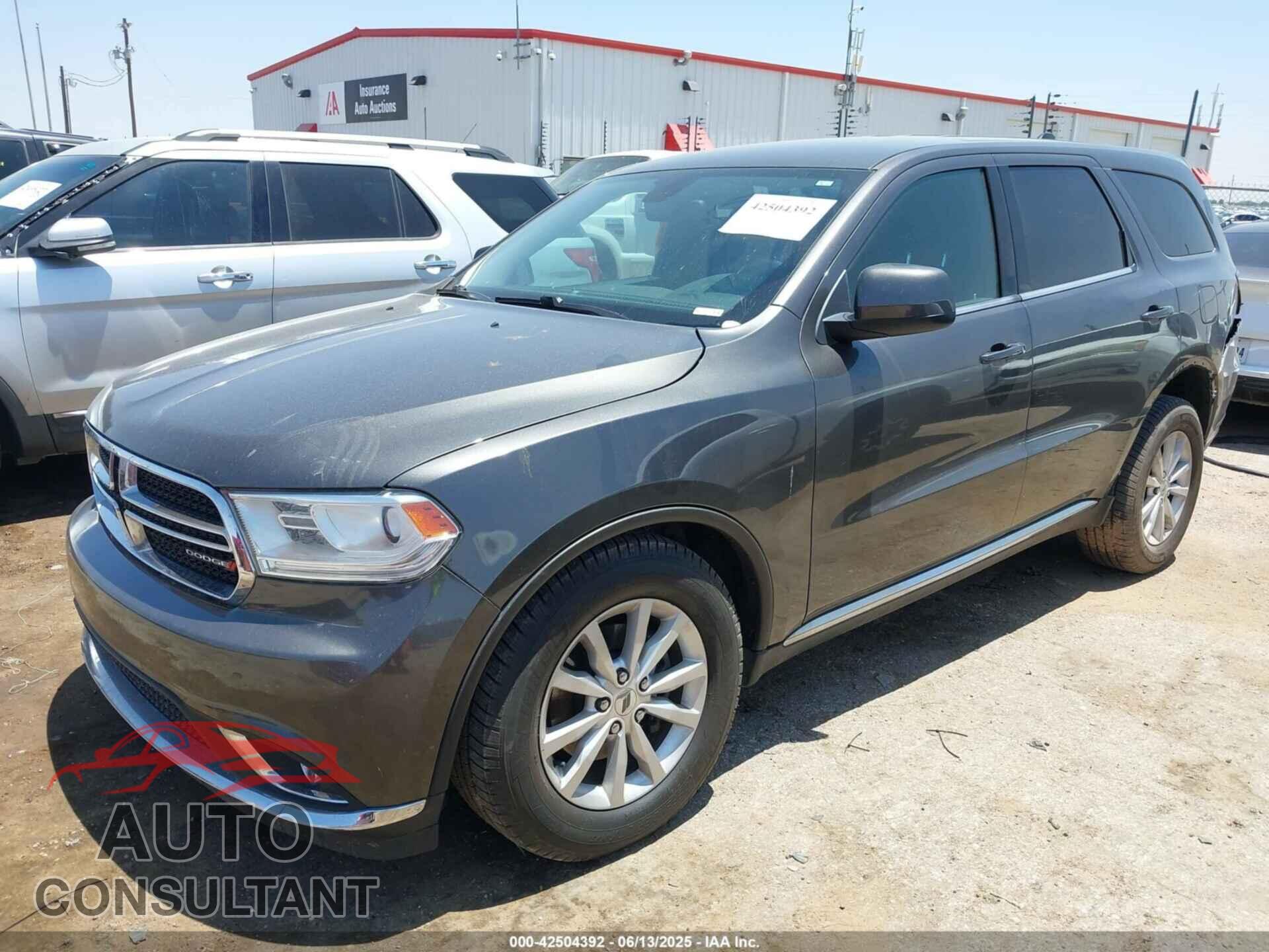 DODGE DURANGO 2019 - 1C4RDJAG6KC536045