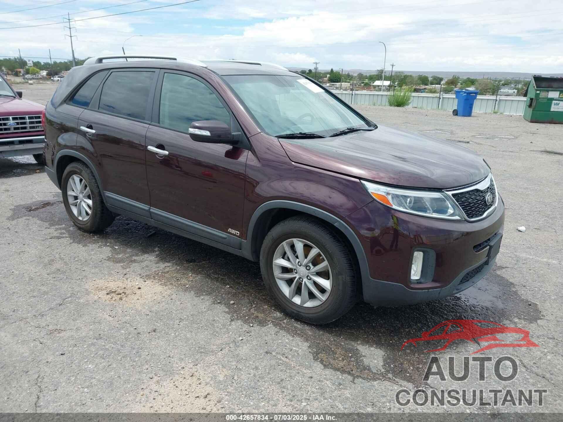 KIA SORENTO 2015 - 5XYKTCA62FG585221