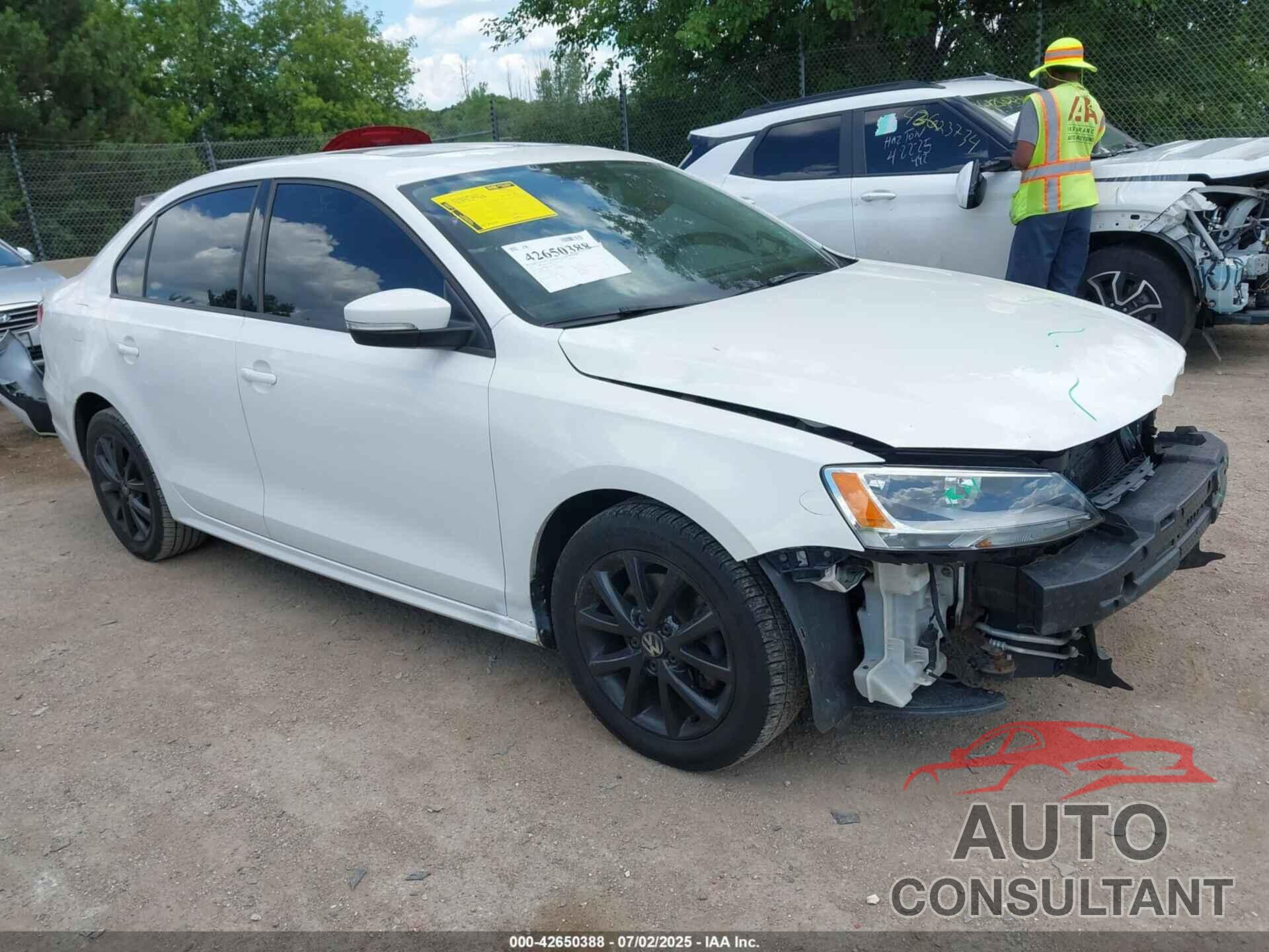 VOLKSWAGEN JETTA 2012 - 3VWDP7AJXCM370514