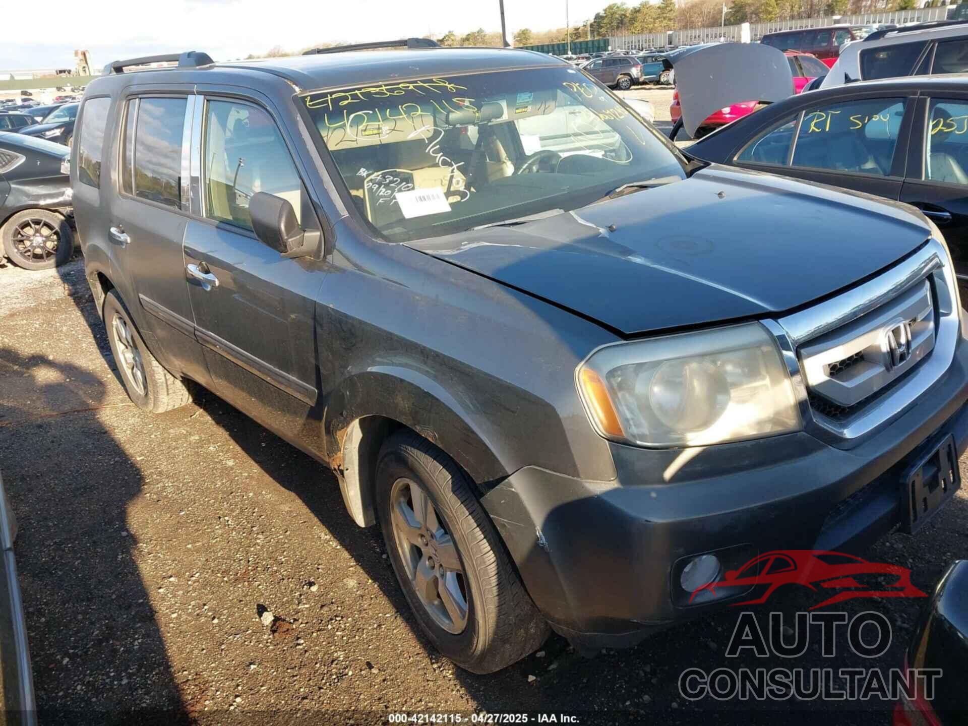 HONDA PILOT 2009 - 5FNYF48489B004599