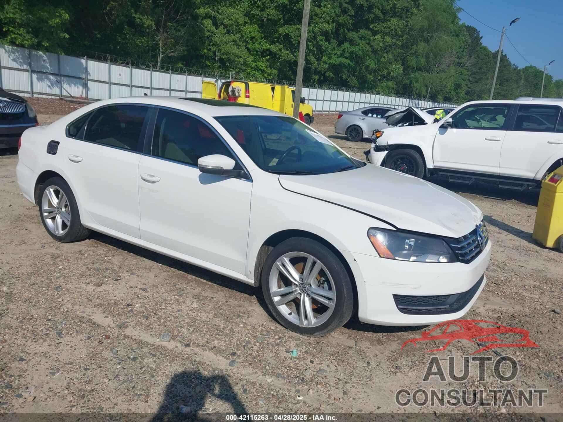 VOLKSWAGEN PASSAT 2014 - 1VWBN7A30EC027794