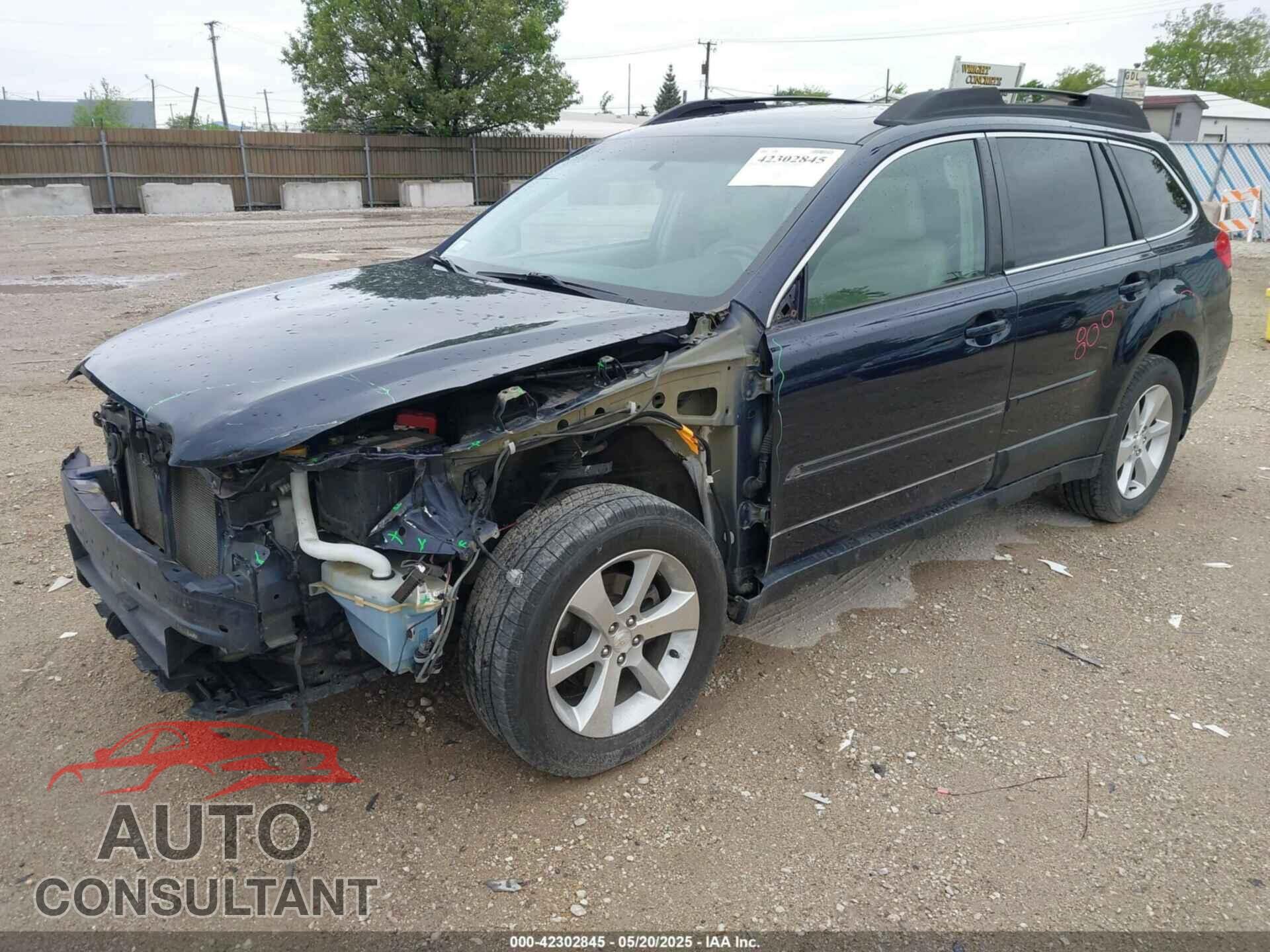 SUBARU OUTBACK 2013 - 4S4BRCLC0D3297339