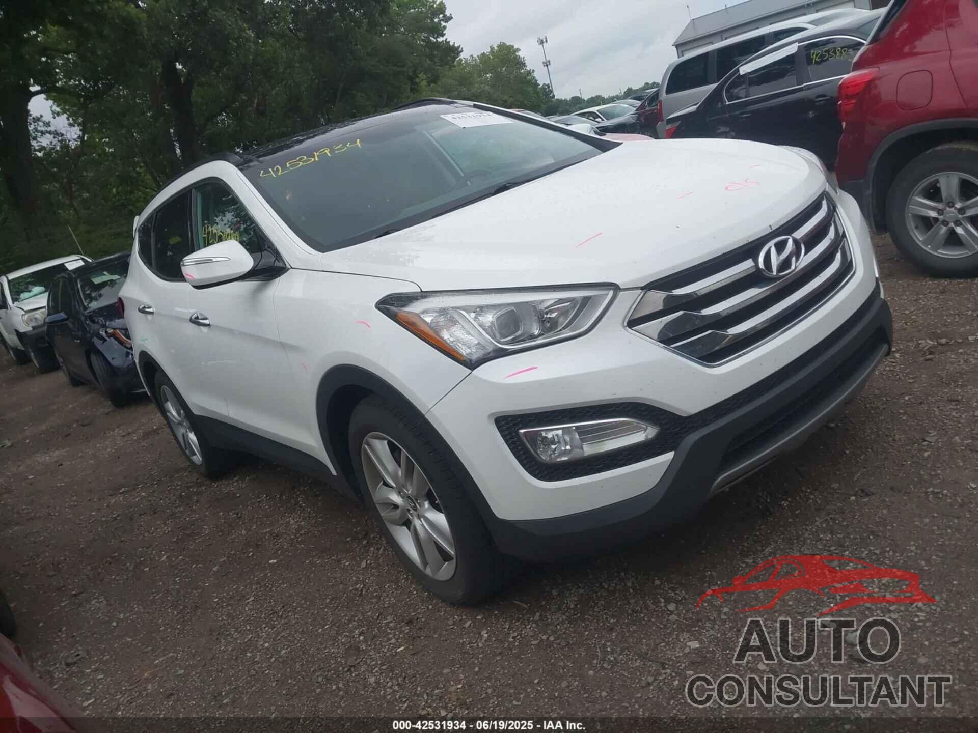 HYUNDAI SANTA FE SPORT 2014 - 5XYZW3LA0EG228433
