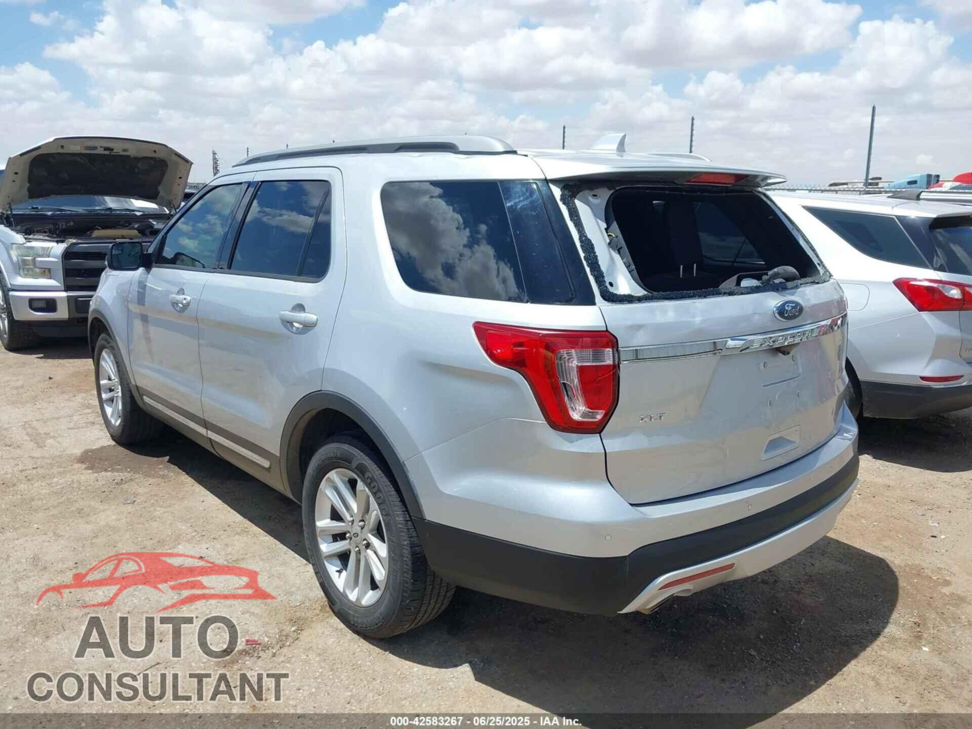 FORD EXPLORER 2017 - 1FM5K7D83HGD11736