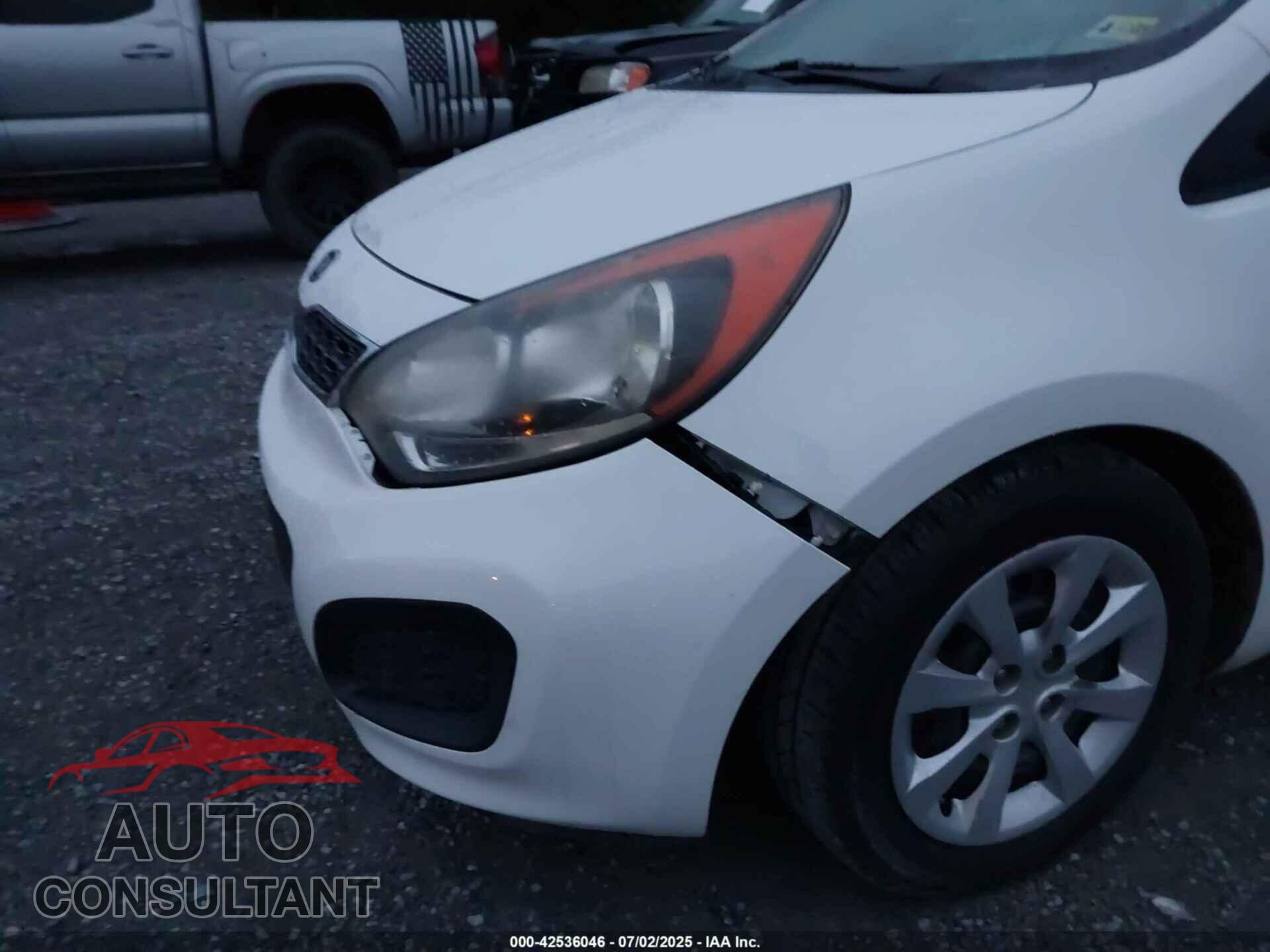 KIA RIO5 2012 - KNADN5A3XC6012437